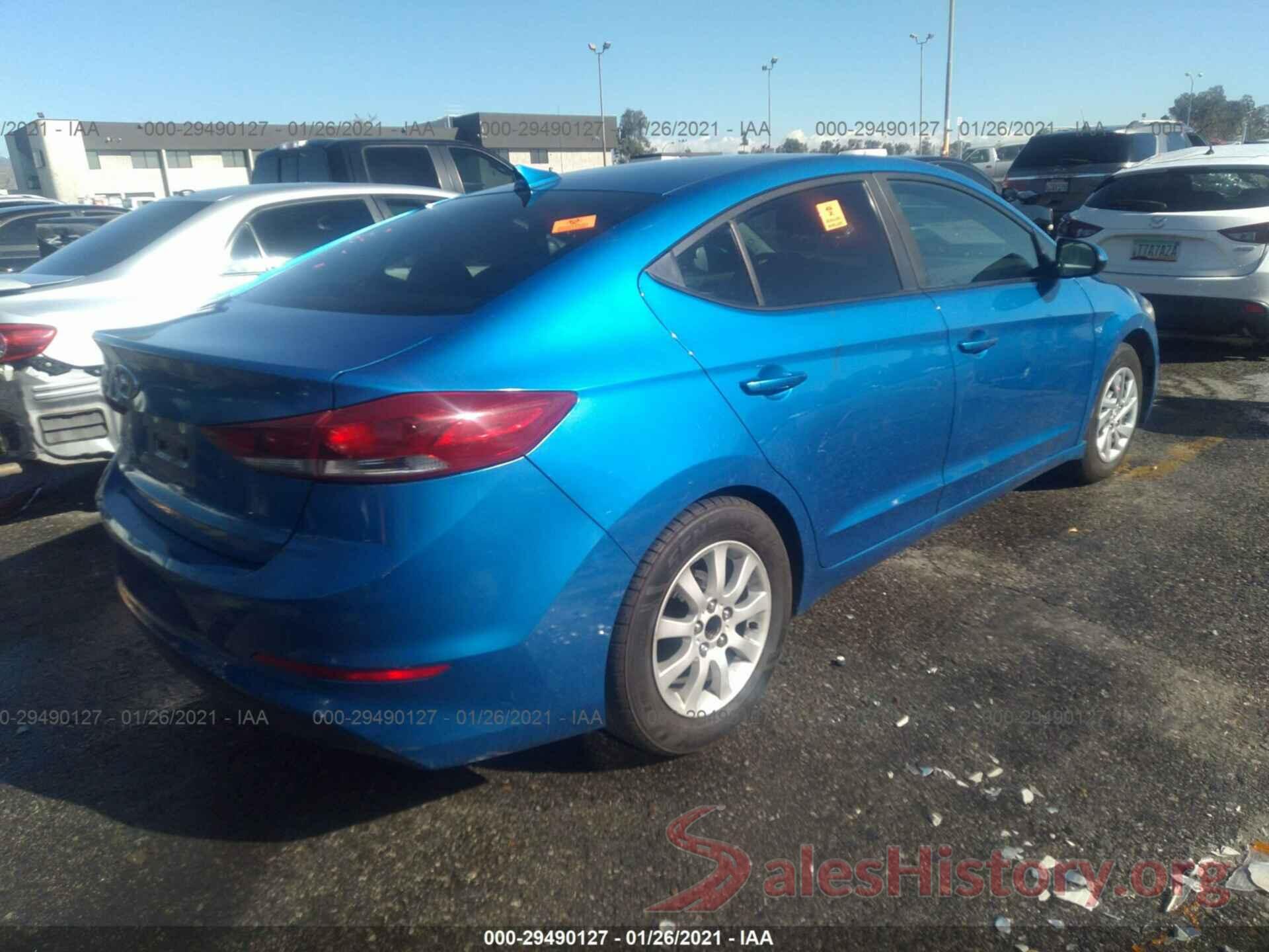 KMHD74LF8HU349993 2017 HYUNDAI ELANTRA