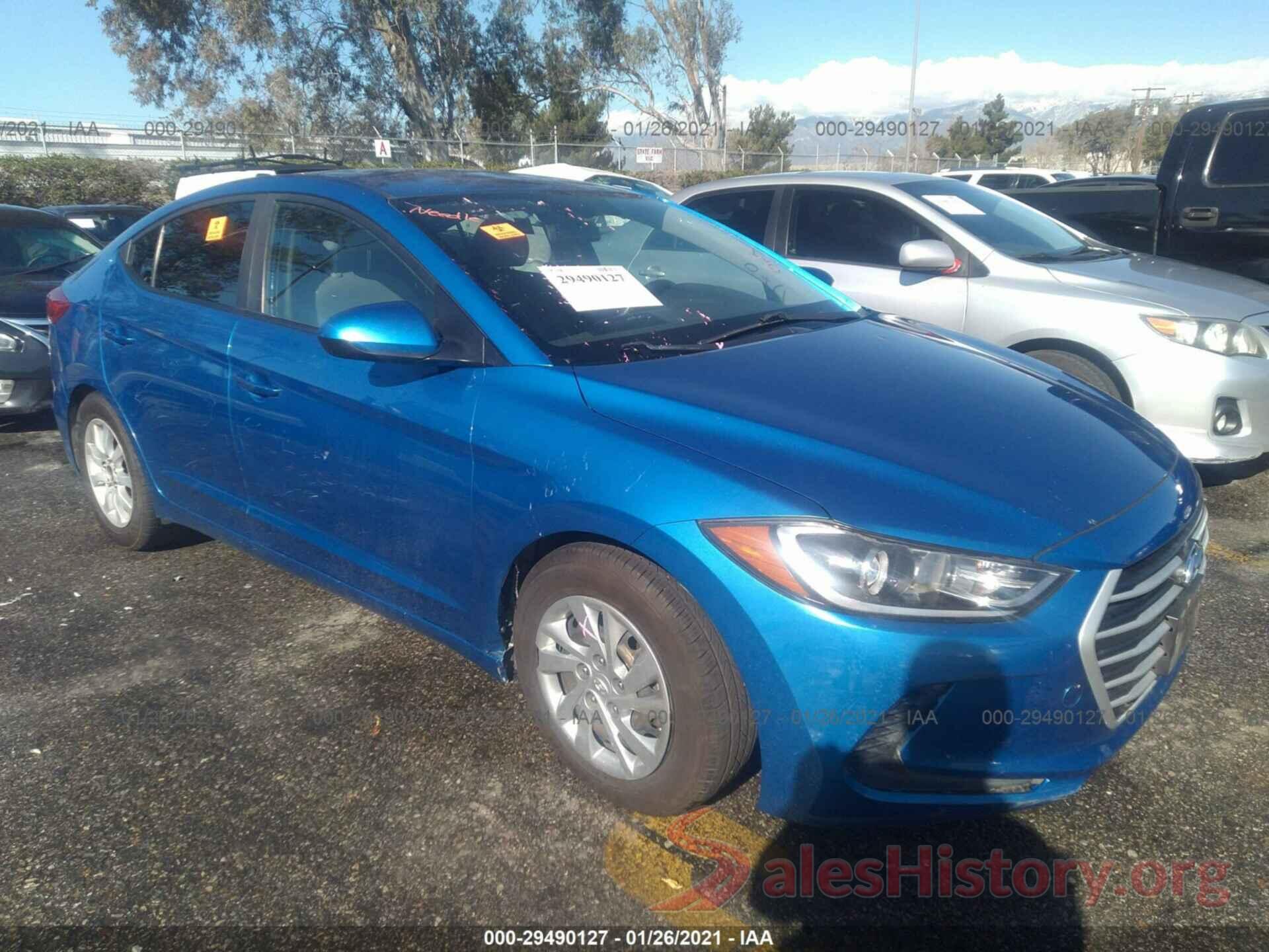 KMHD74LF8HU349993 2017 HYUNDAI ELANTRA