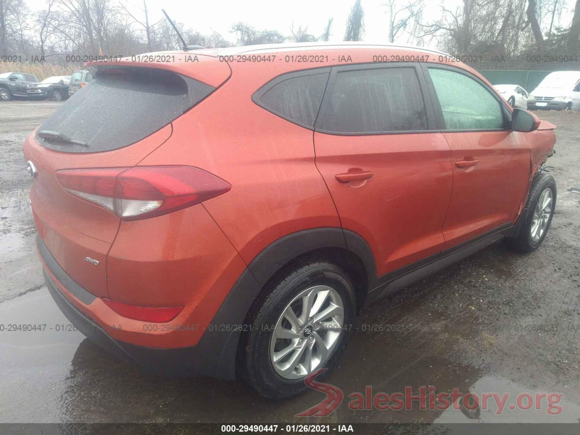 KM8J3CA40GU227377 2016 HYUNDAI TUCSON