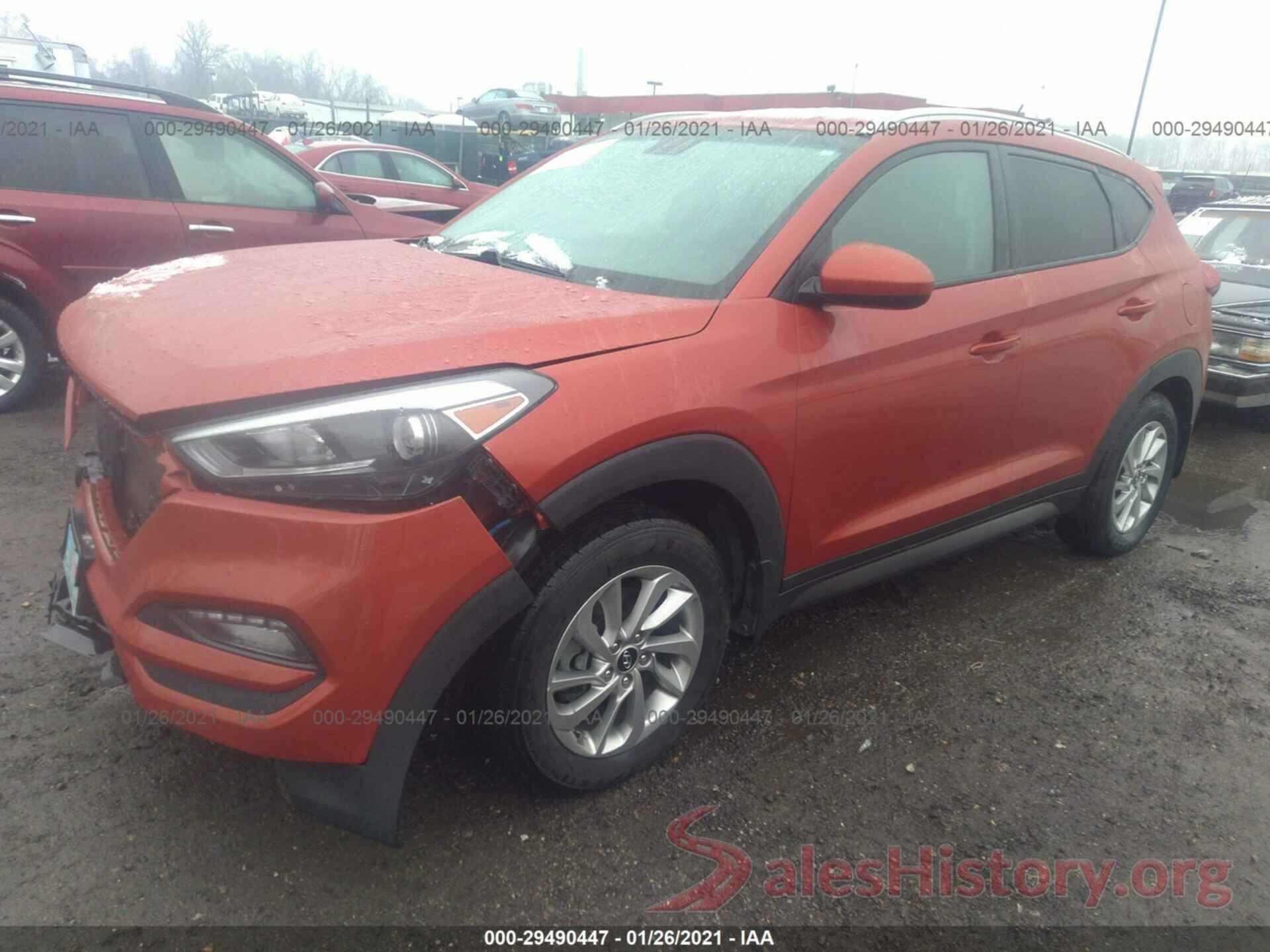 KM8J3CA40GU227377 2016 HYUNDAI TUCSON