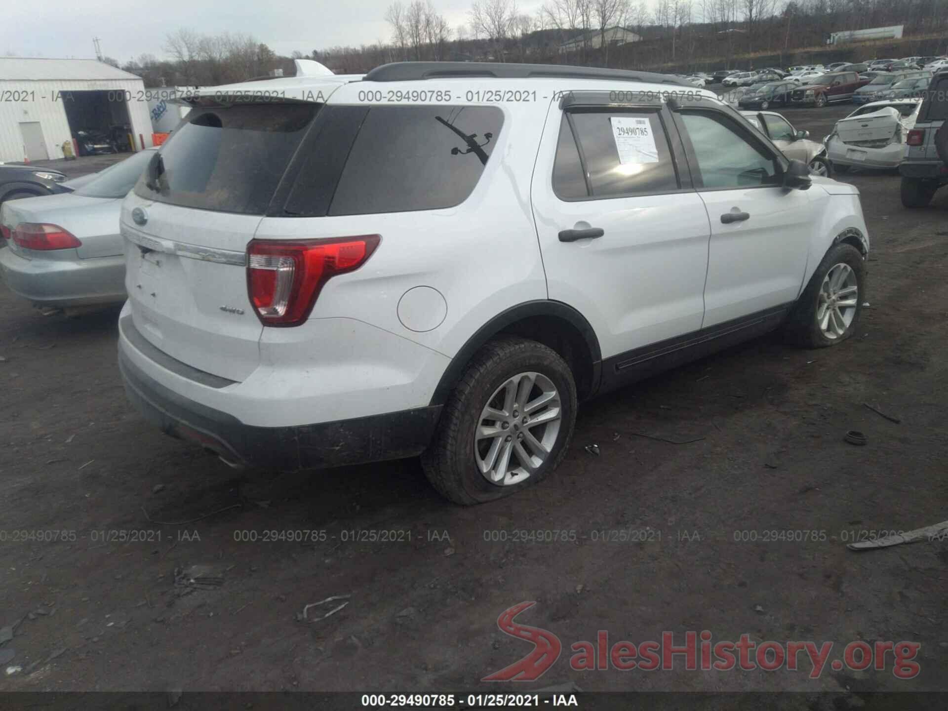 1FM5K8B89HGA01244 2017 FORD EXPLORER