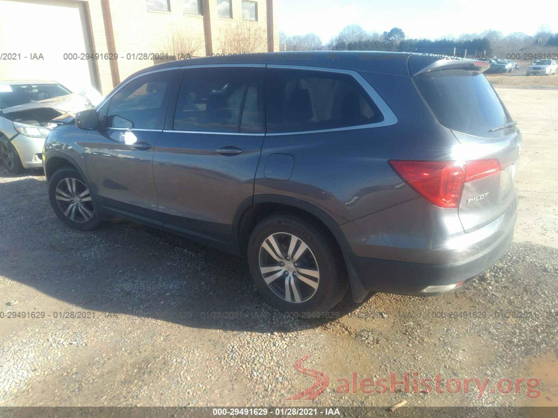 5FNYF5H54HB001454 2017 HONDA PILOT