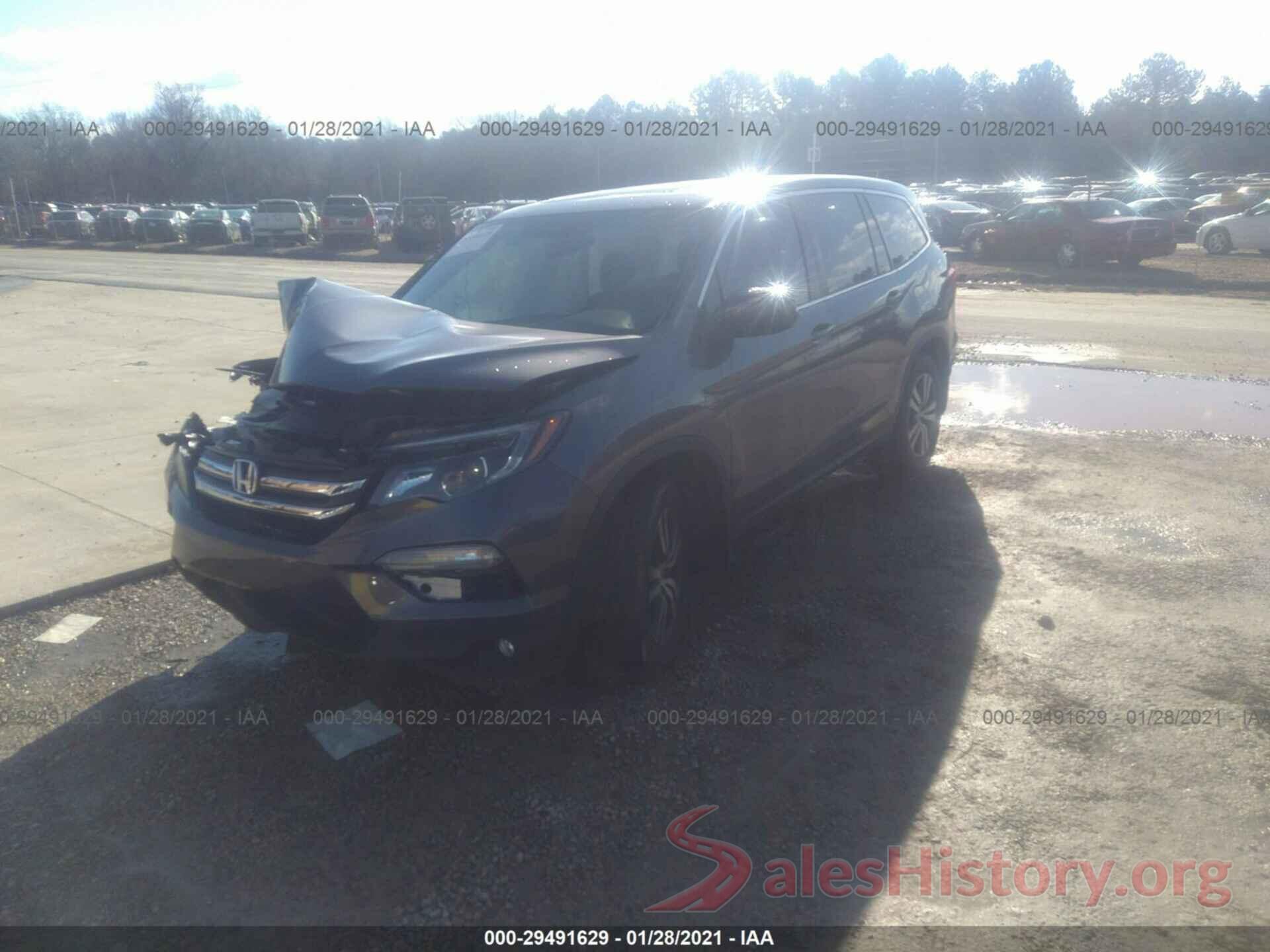 5FNYF5H54HB001454 2017 HONDA PILOT