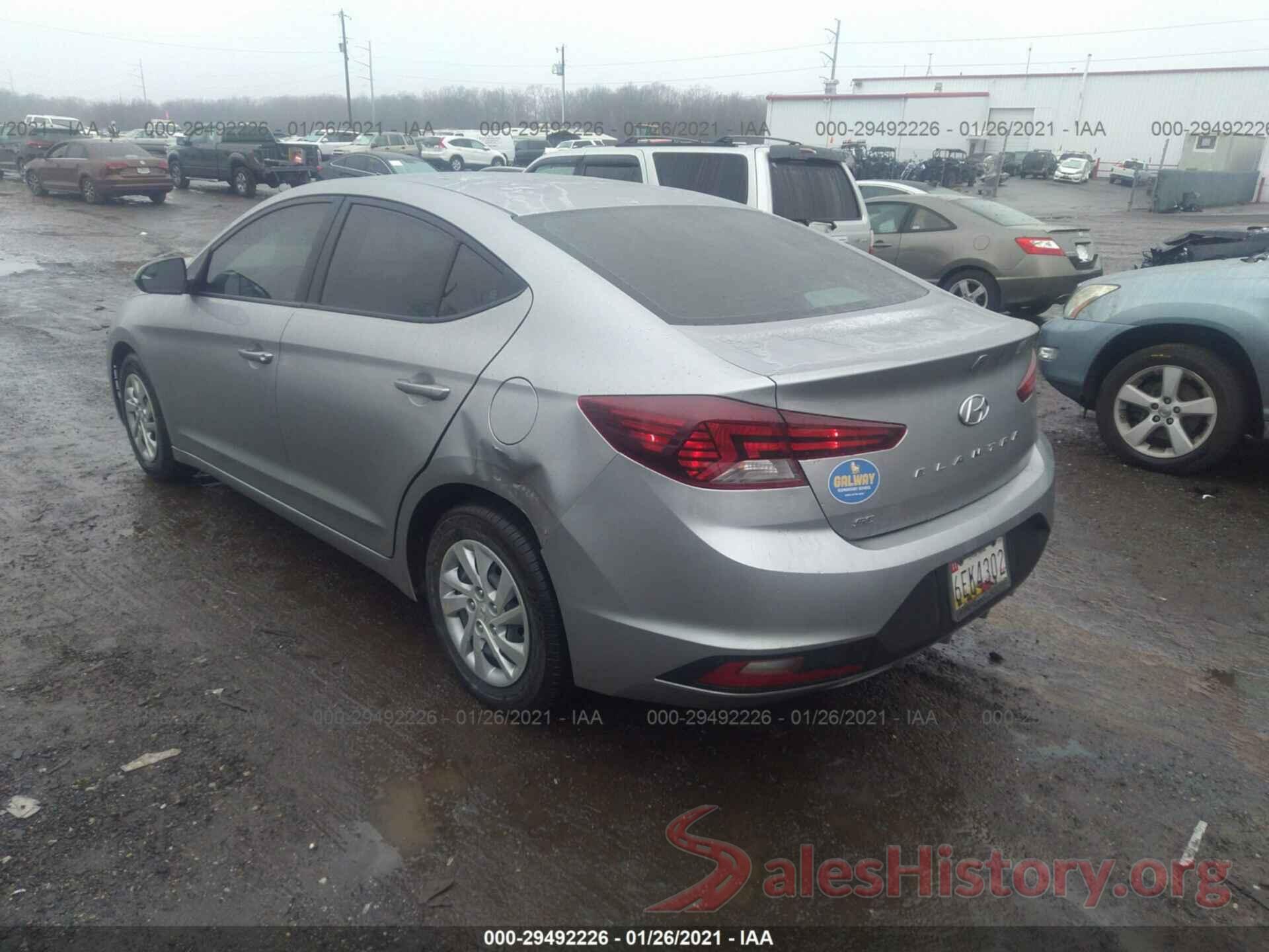 5NPD74LF0LH613182 2020 HYUNDAI ELANTRA