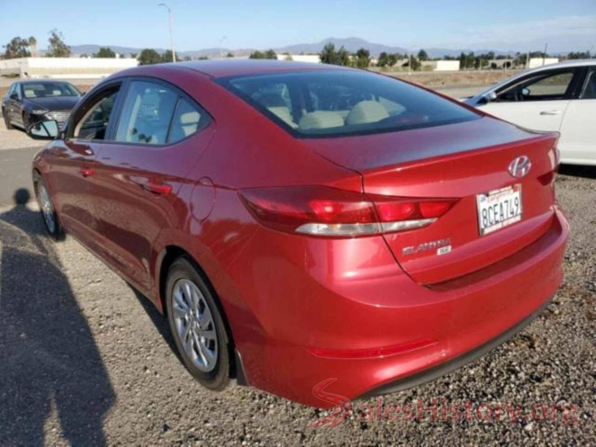 KMHD74LF9JU450109 2018 HYUNDAI ELANTRA