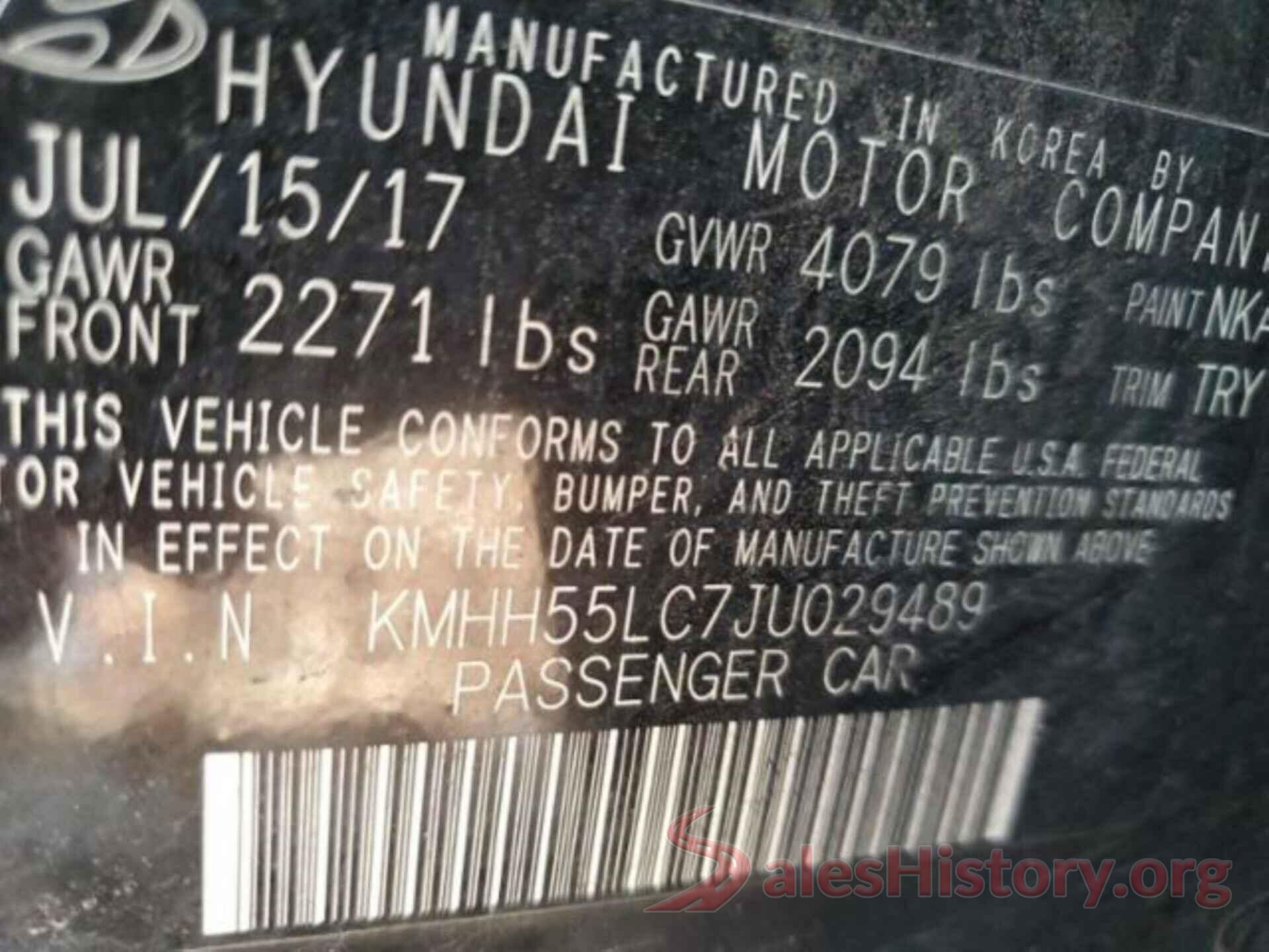 KMHH55LC7JU029489 2018 HYUNDAI ELANTRA GT