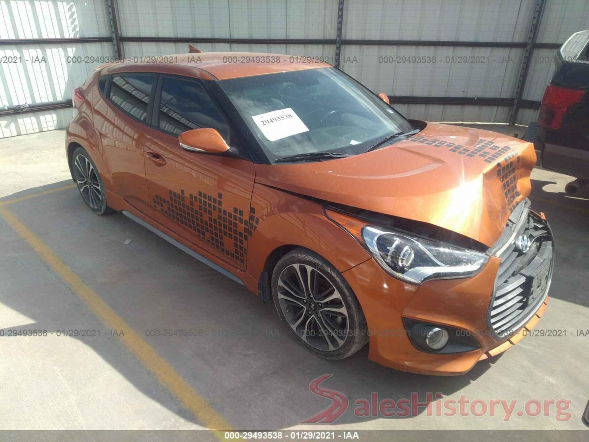 KMHTC6AE0GU270653 2016 HYUNDAI VELOSTER