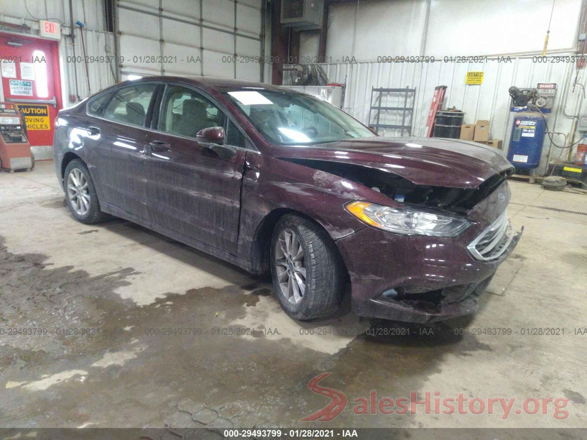 3FA6P0HD8HR273296 2017 FORD FUSION