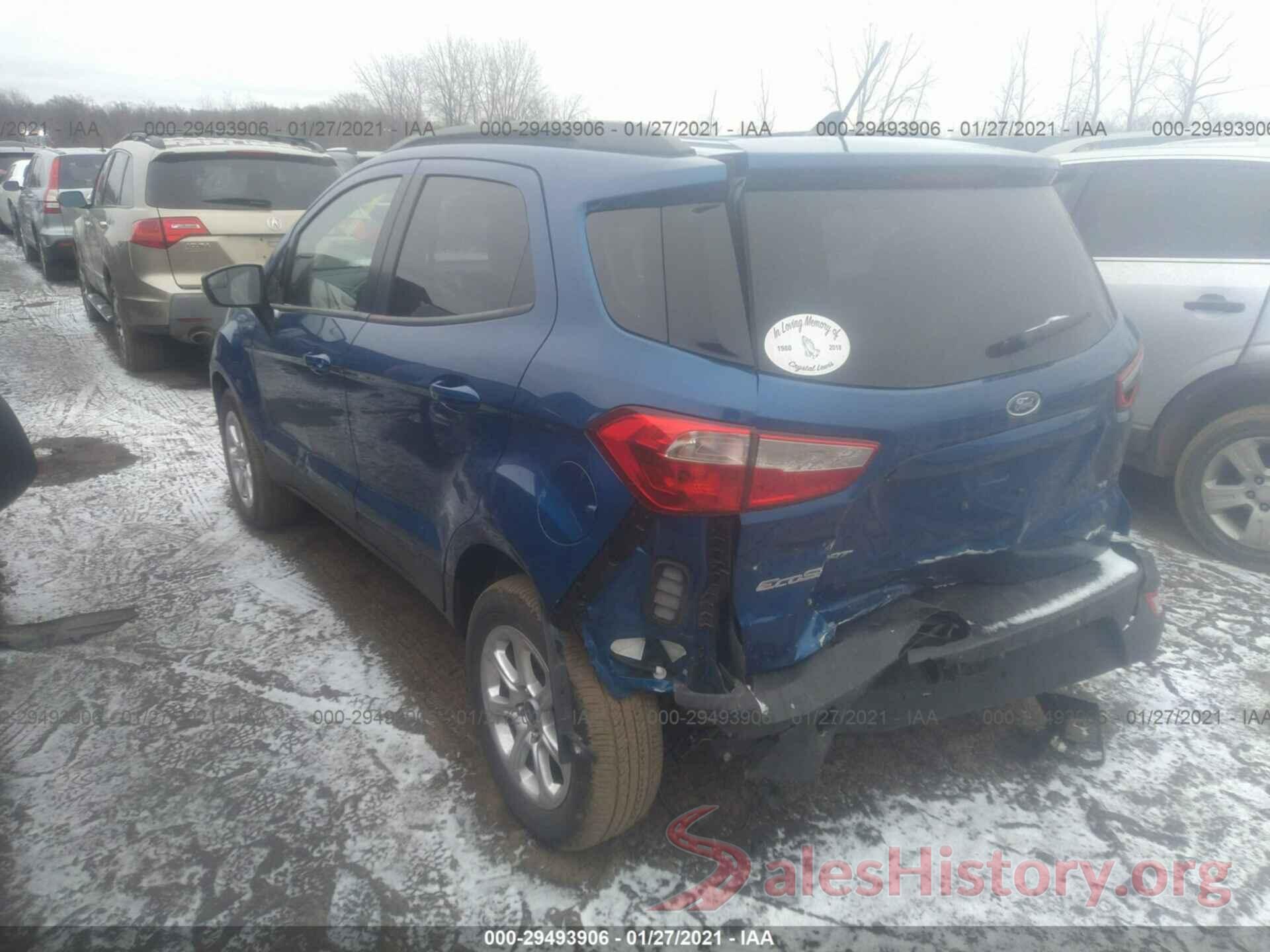 MAJ6S3GL4KC283404 2019 FORD ECOSPORT