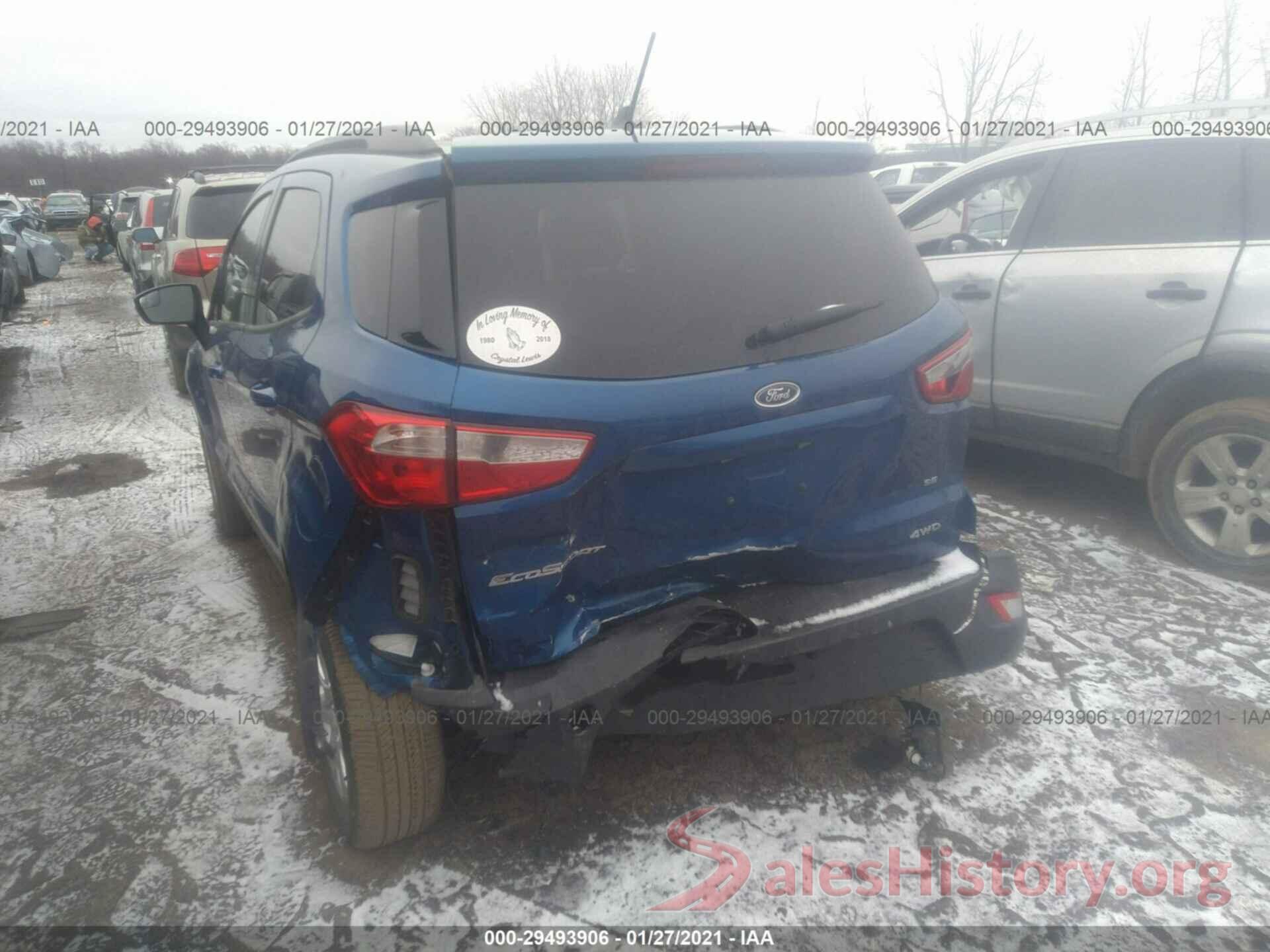 MAJ6S3GL4KC283404 2019 FORD ECOSPORT