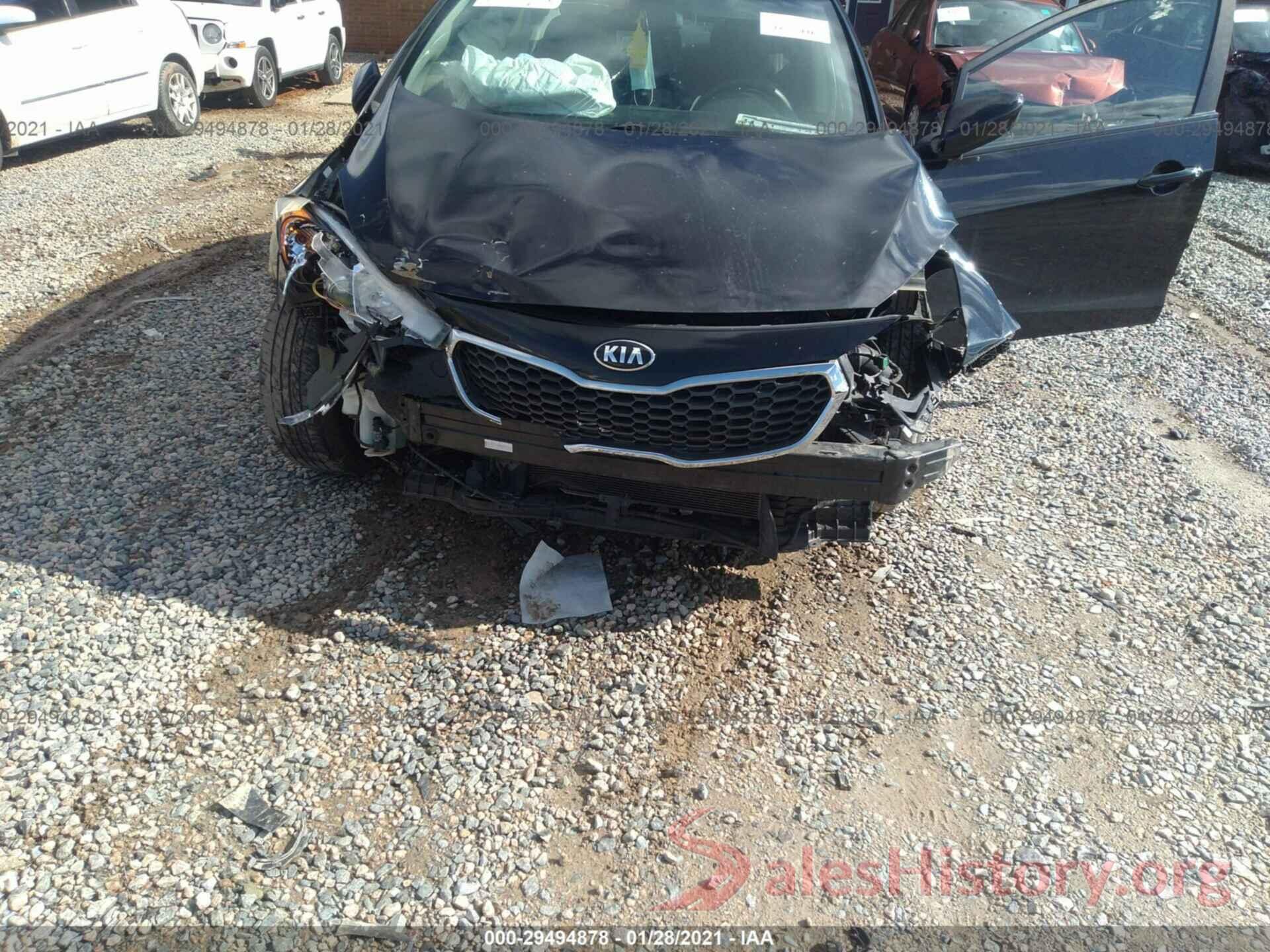 KNAFK4A61G5603502 2016 KIA FORTE