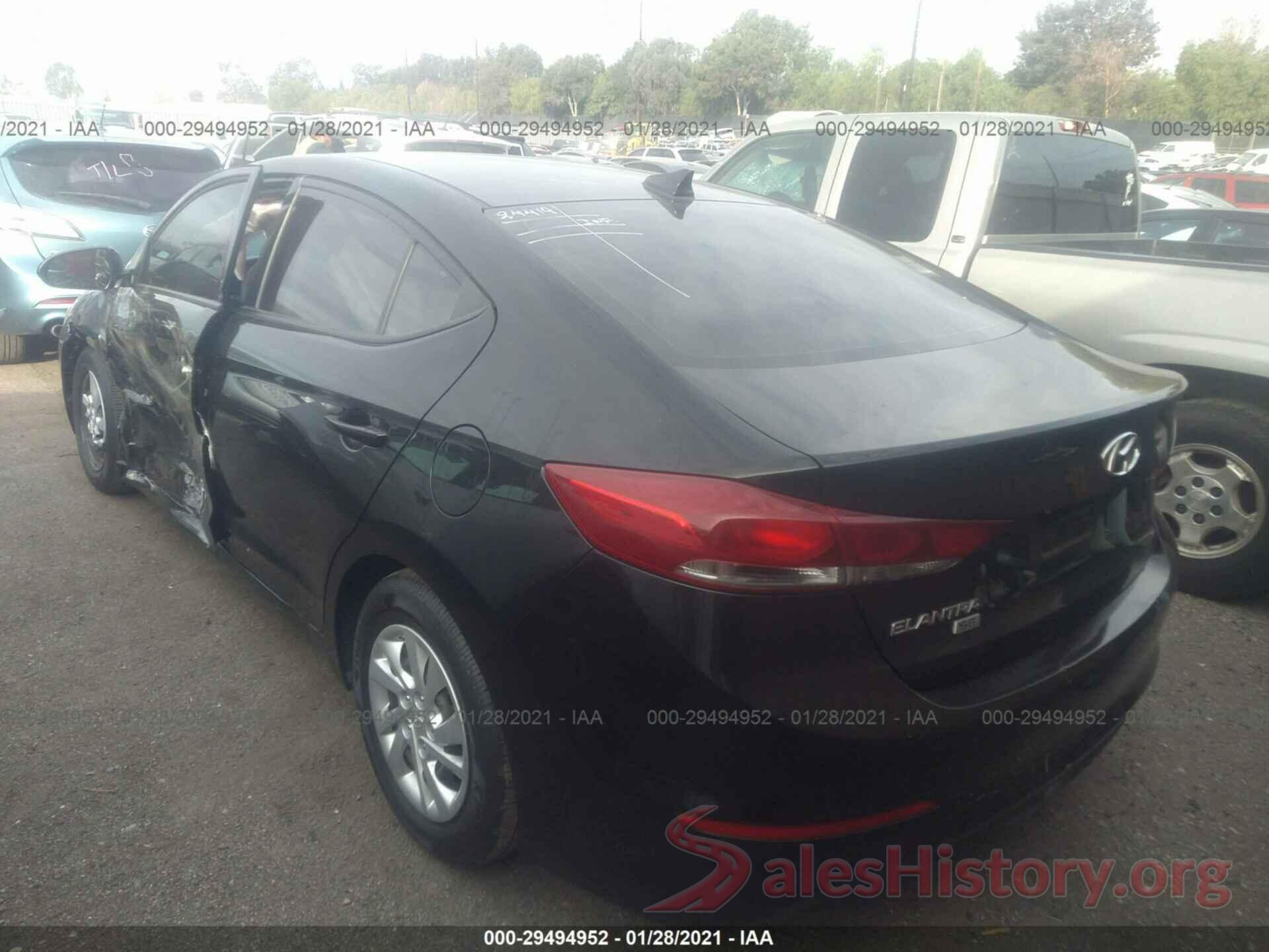 5NPD74LF2HH086334 2017 HYUNDAI ELANTRA