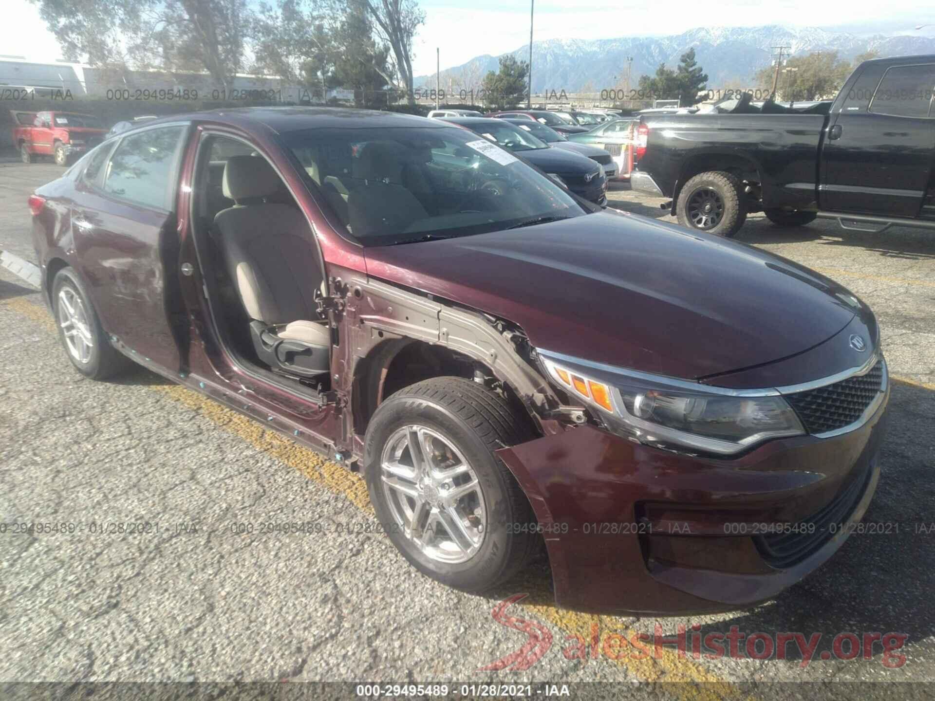 5XXGT4L31GG088326 2016 KIA OPTIMA