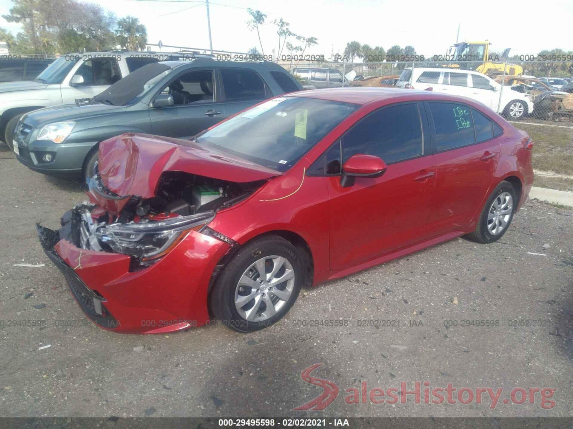 JTDEPMAE9MJ155844 2021 TOYOTA COROLLA