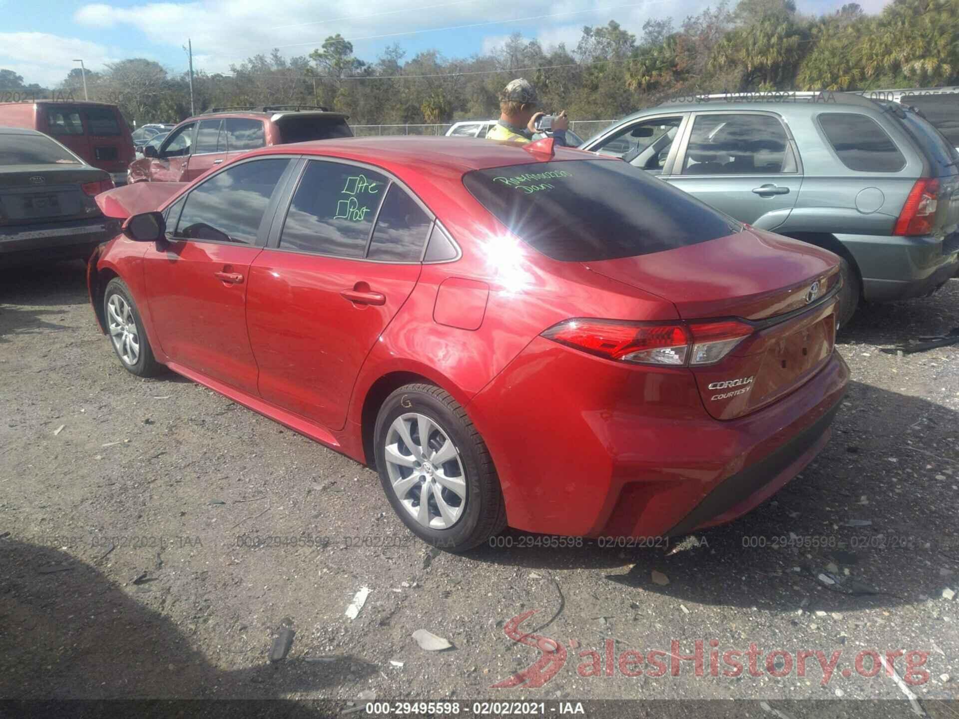 JTDEPMAE9MJ155844 2021 TOYOTA COROLLA