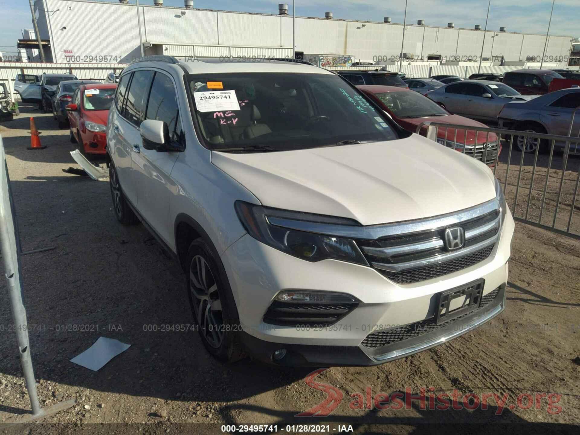 5FNYF5H91GB001347 2016 HONDA PILOT