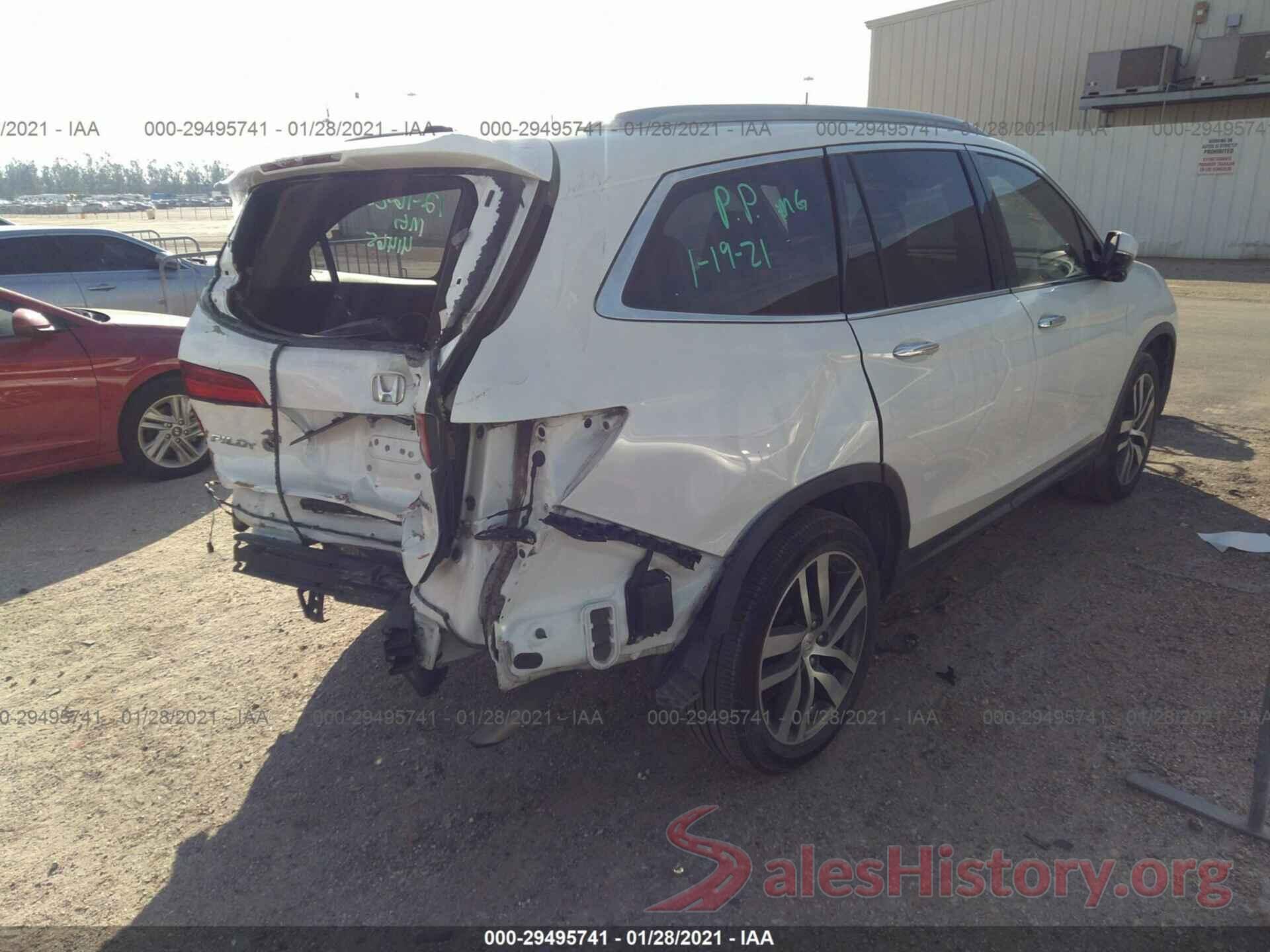 5FNYF5H91GB001347 2016 HONDA PILOT