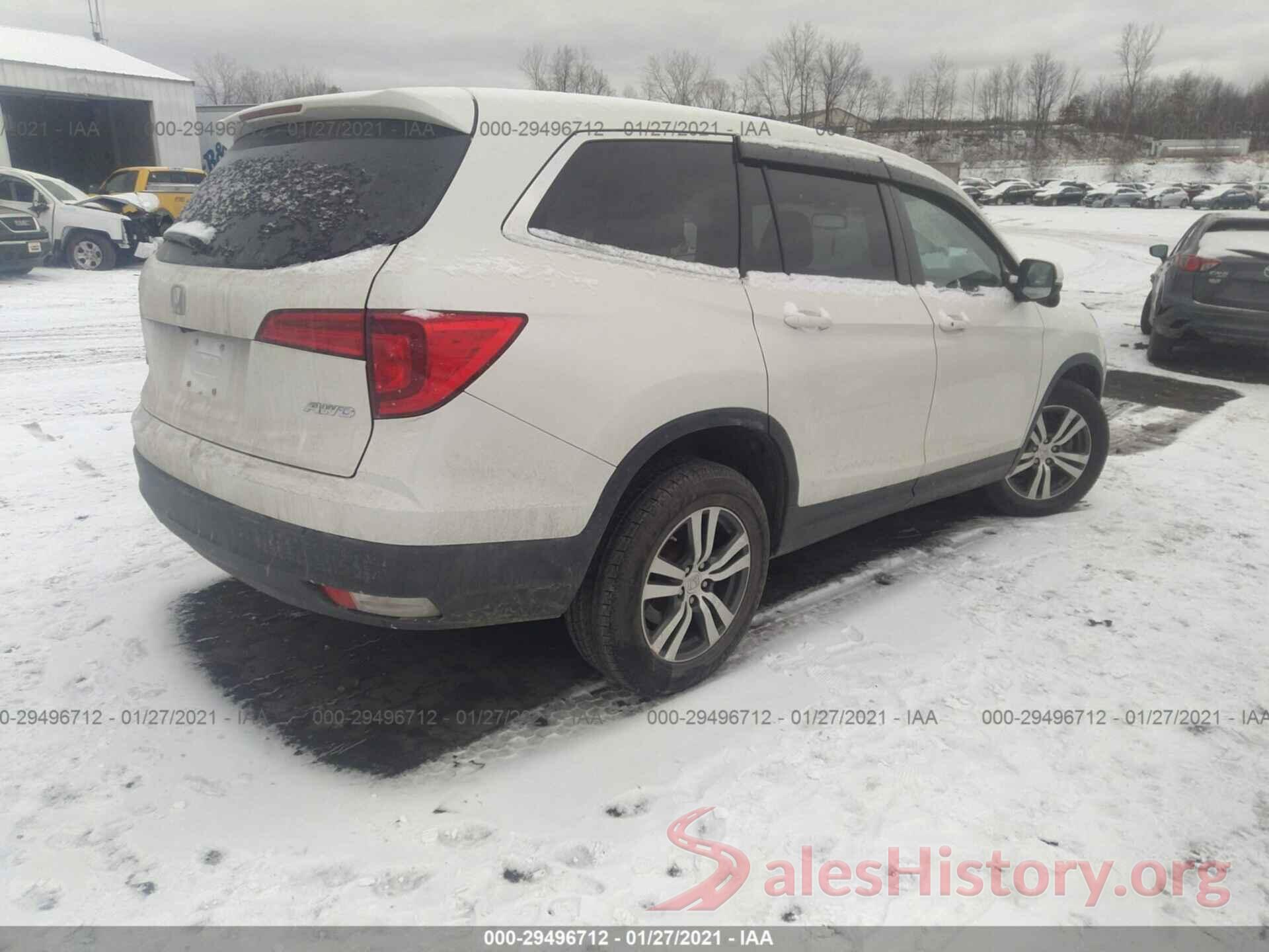 5FNYF6H52GB036837 2016 HONDA PILOT