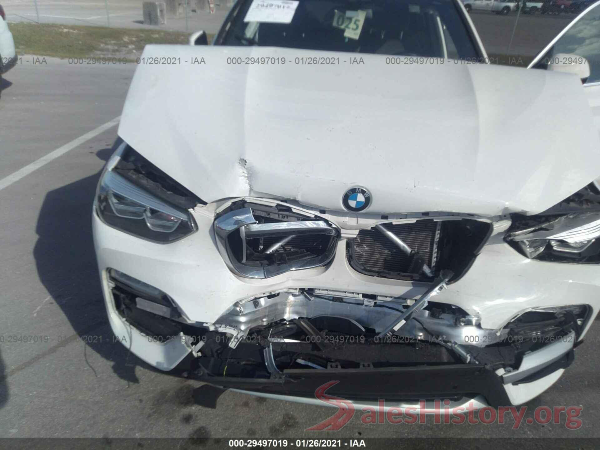 5UXTR7C55KLF29272 2019 BMW X3