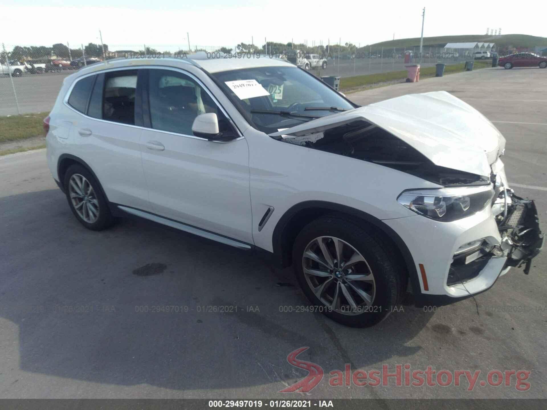 5UXTR7C55KLF29272 2019 BMW X3