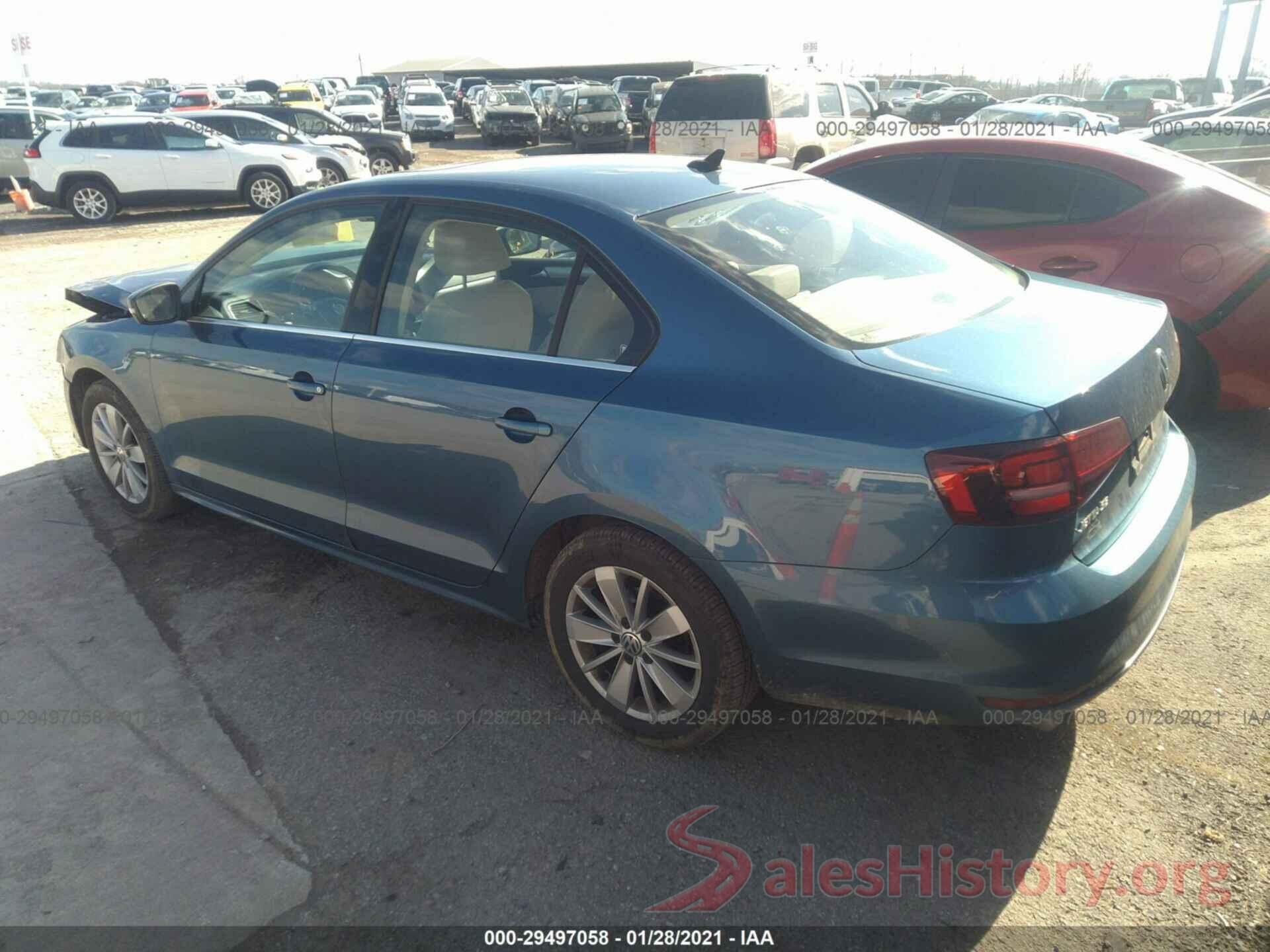 3VWD67AJ8GM378569 2016 VOLKSWAGEN JETTA SEDAN