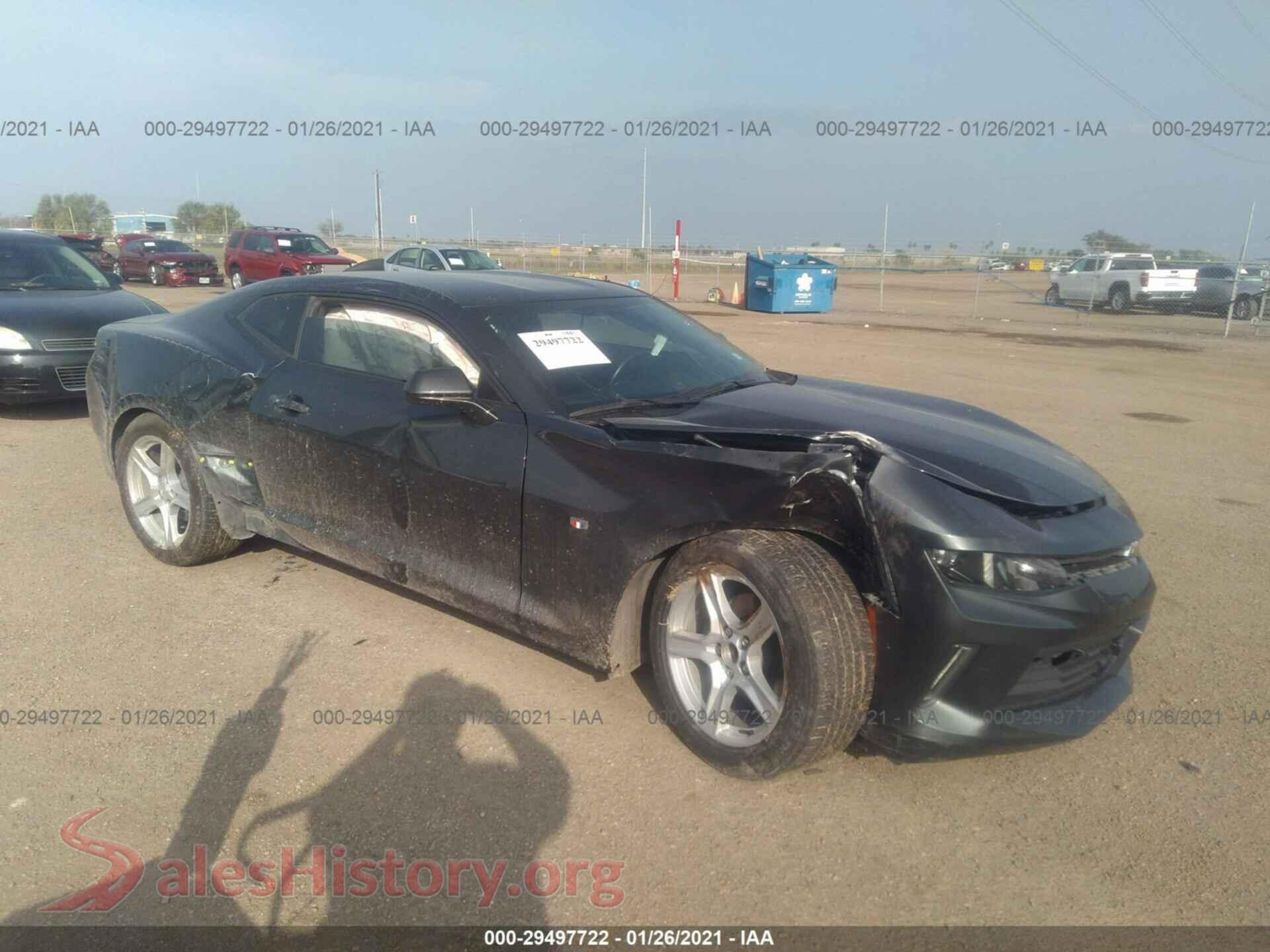 2018 CHEVROLET CAMARO VIN 1G1FB1RS0J0184400, auction photo