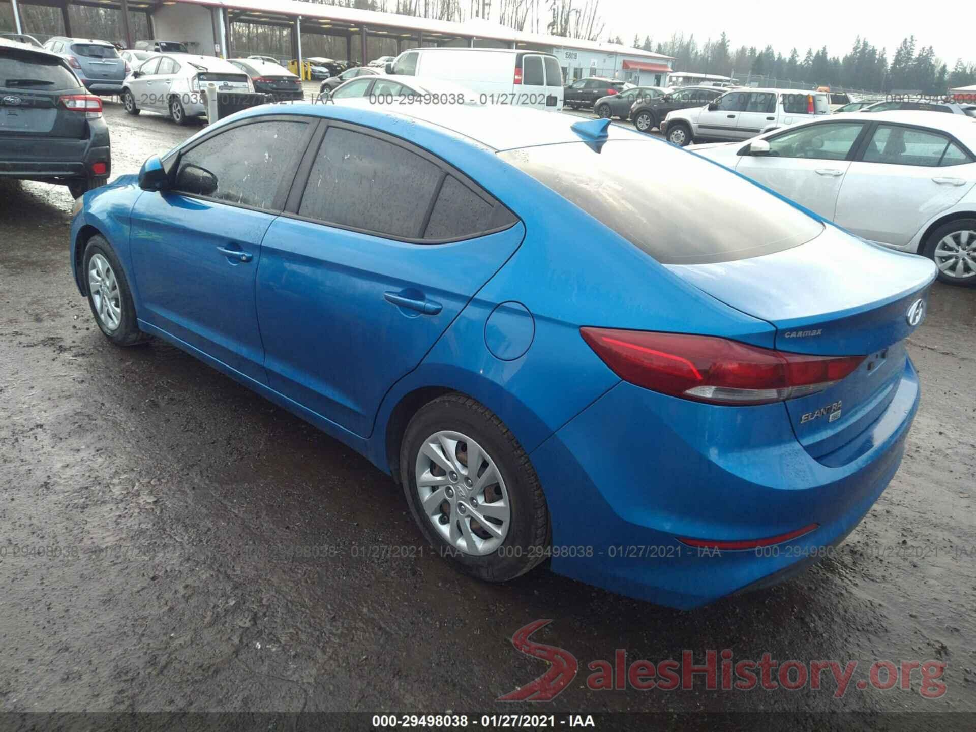 KMHD74LF4HU112322 2017 HYUNDAI ELANTRA