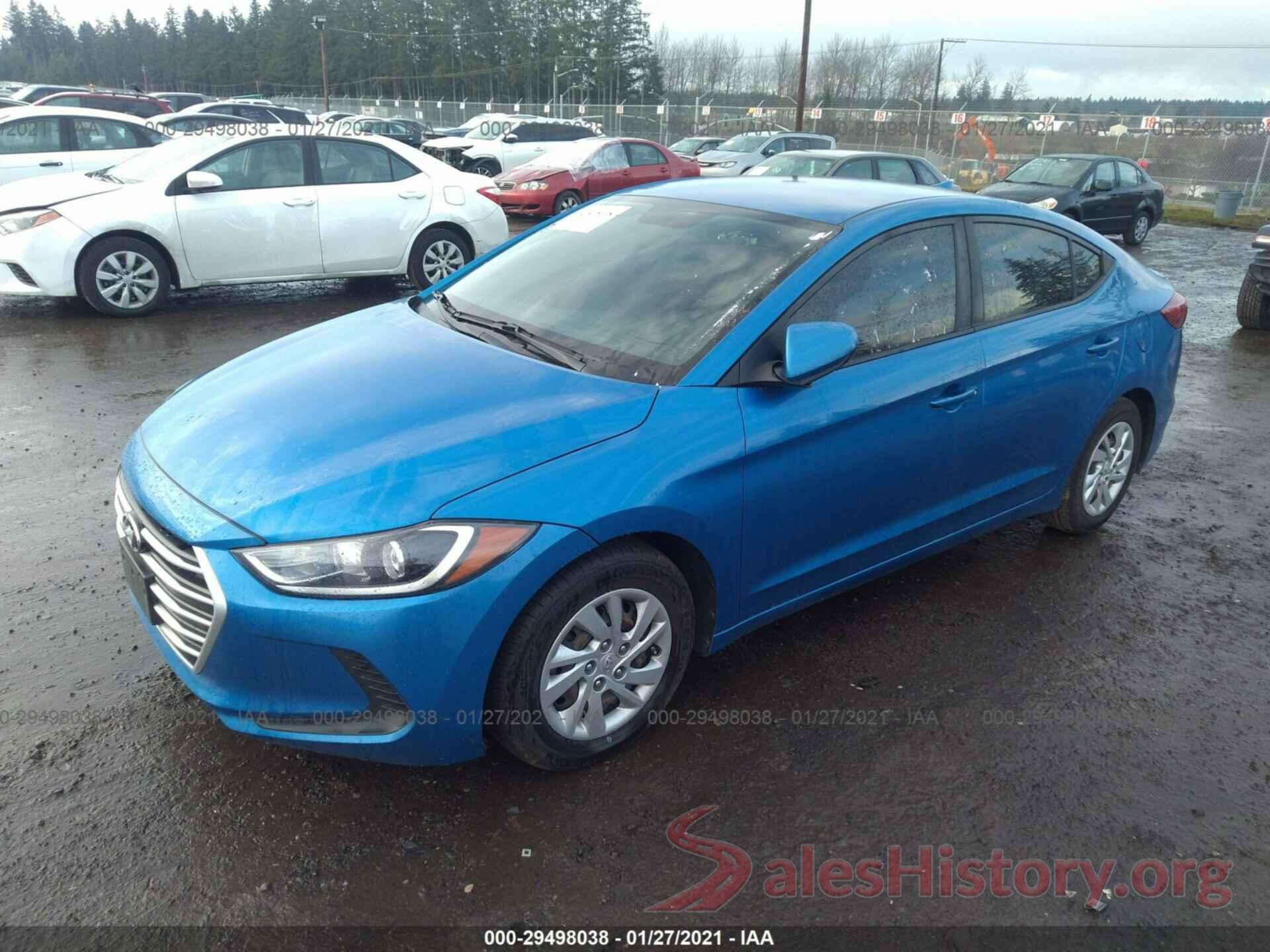 KMHD74LF4HU112322 2017 HYUNDAI ELANTRA