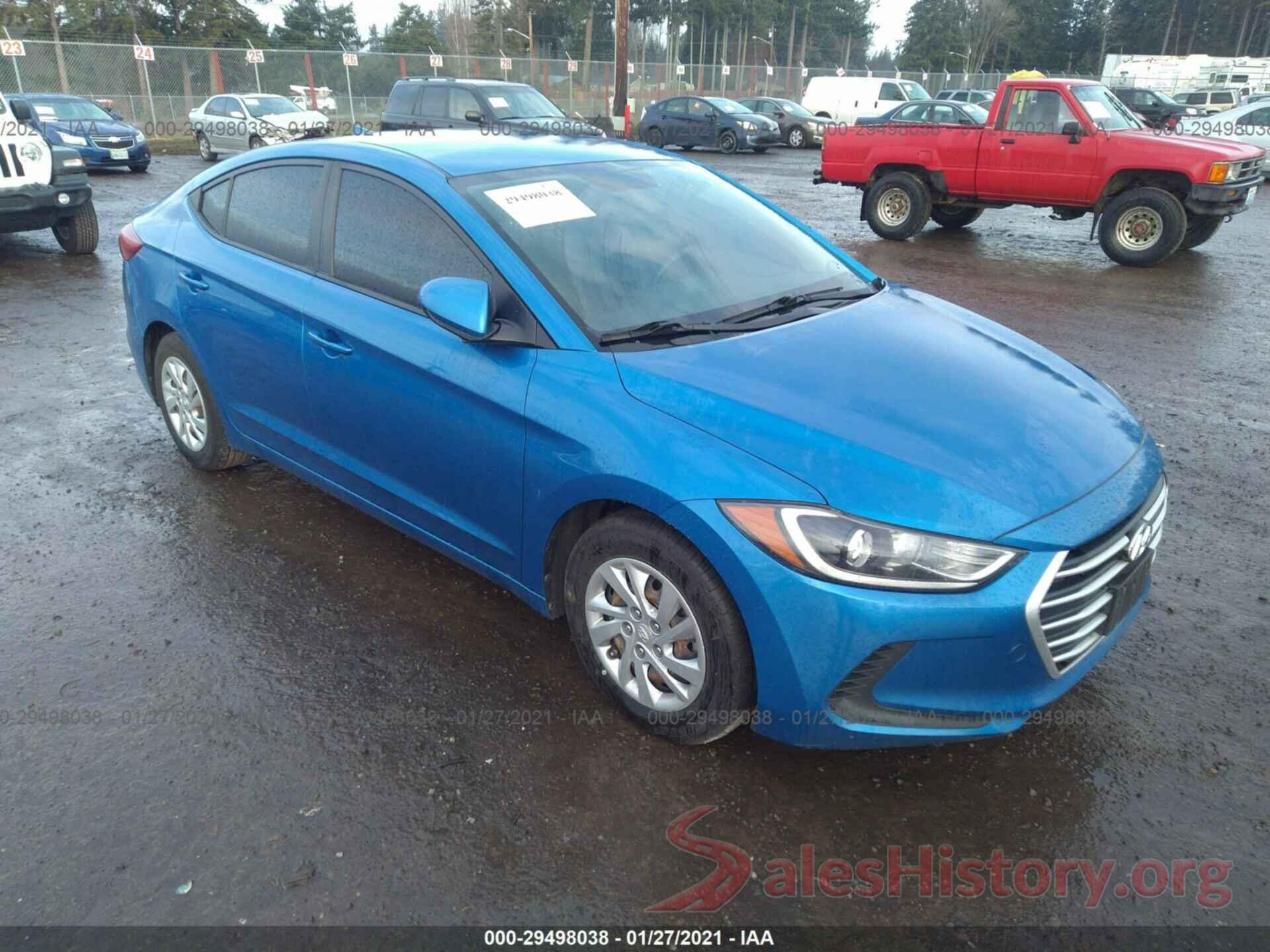 KMHD74LF4HU112322 2017 HYUNDAI ELANTRA