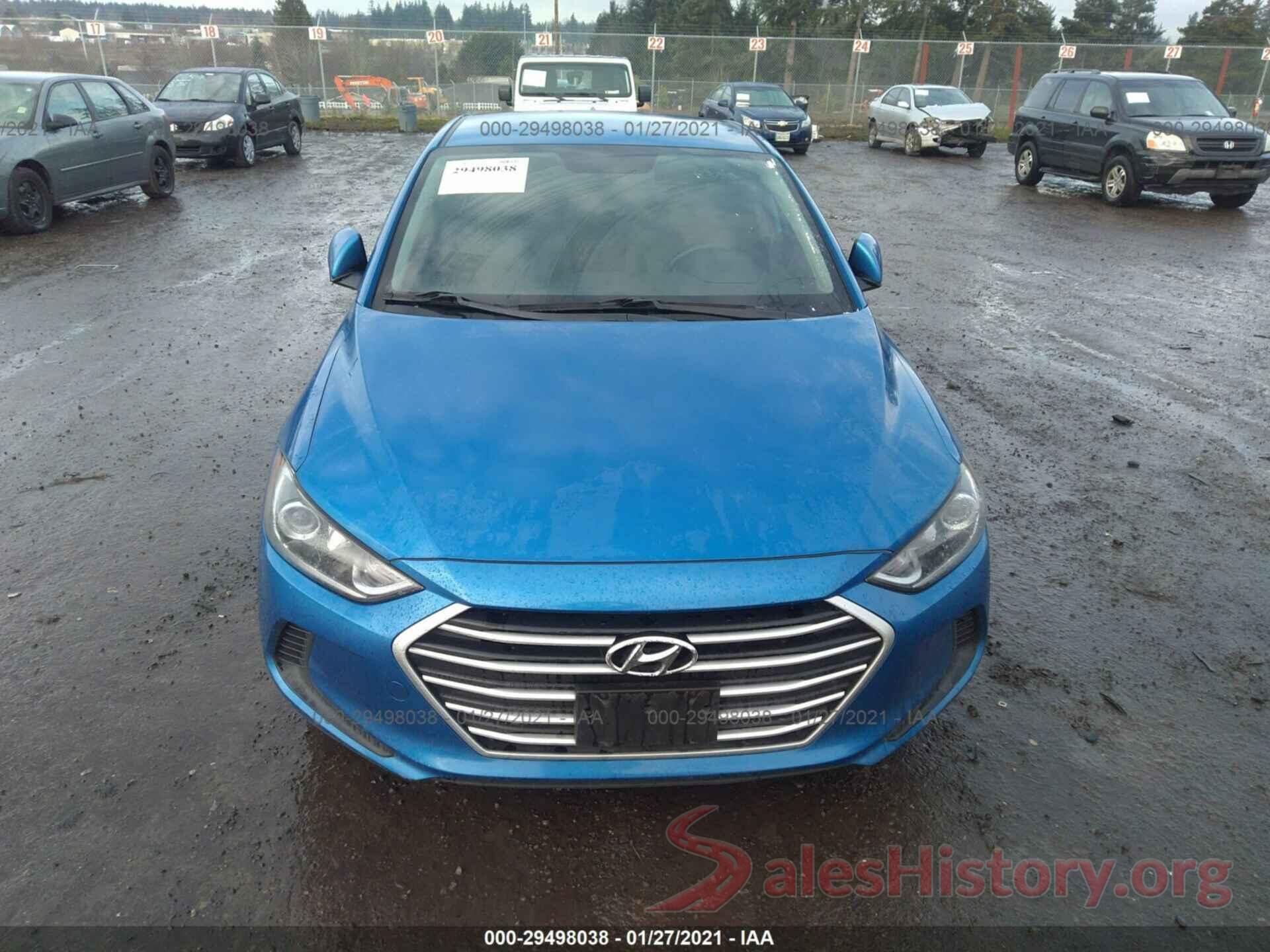 KMHD74LF4HU112322 2017 HYUNDAI ELANTRA