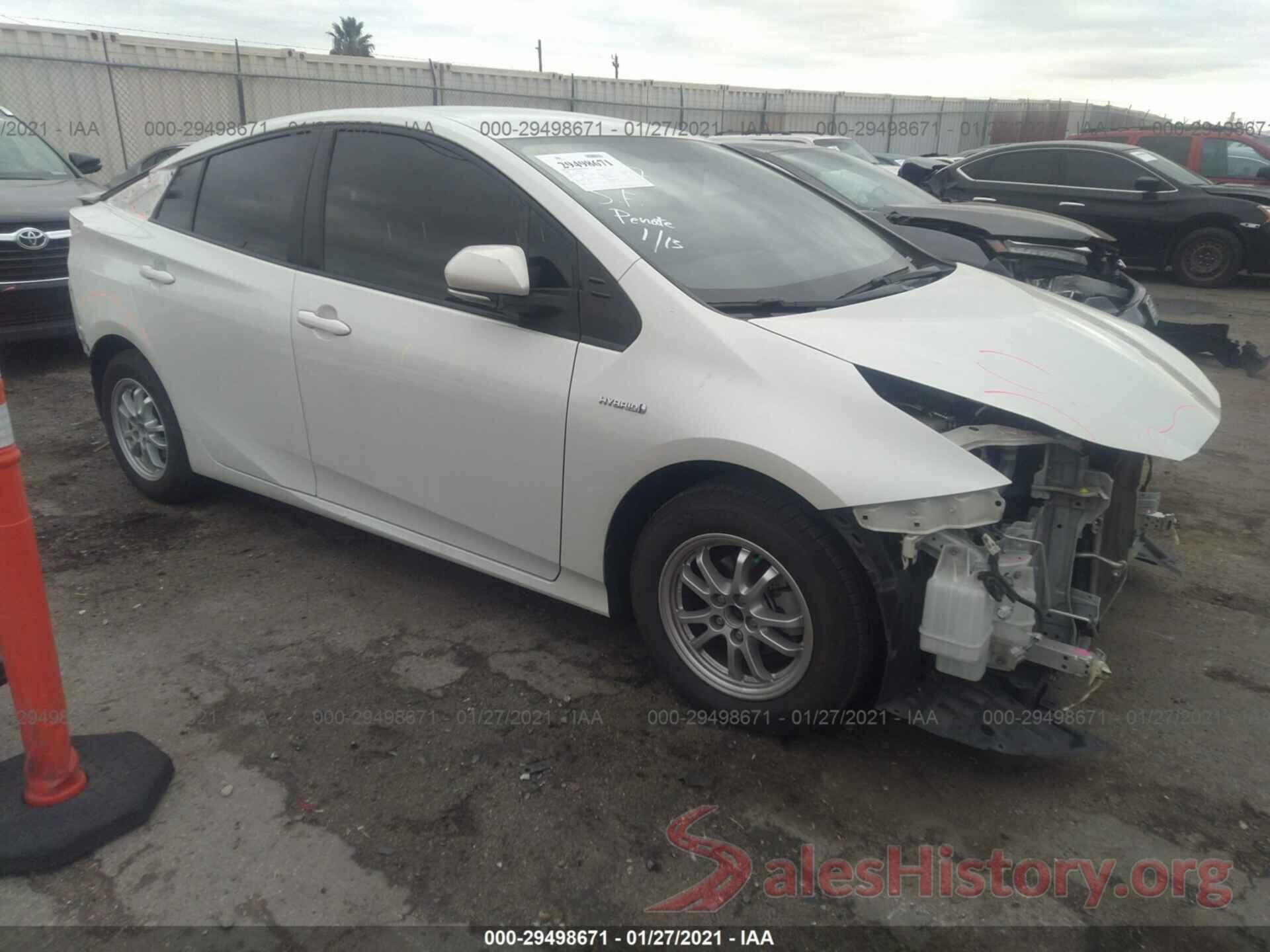 JTDKBRFU5G3513920 2016 TOYOTA PRIUS