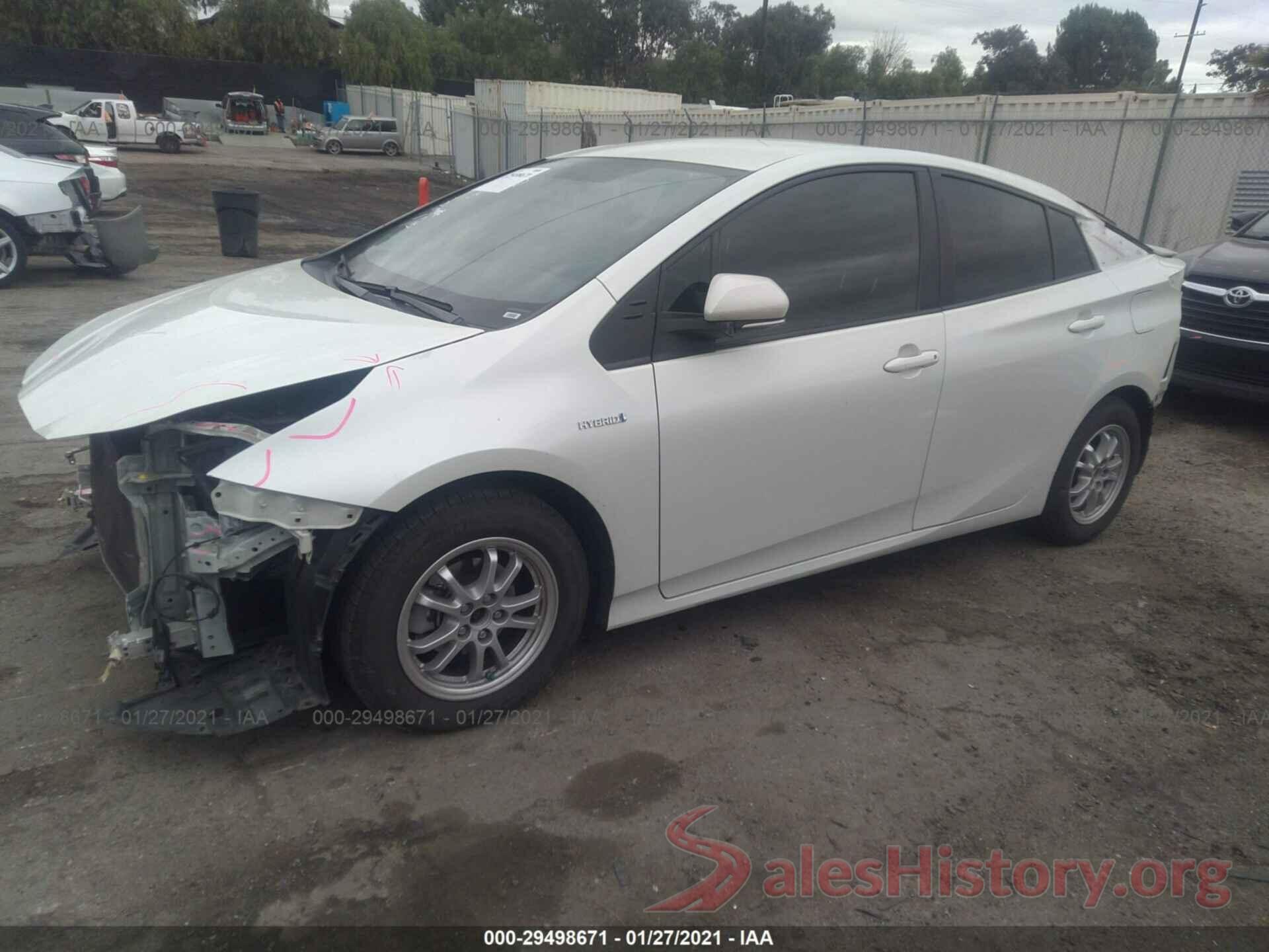 JTDKBRFU5G3513920 2016 TOYOTA PRIUS