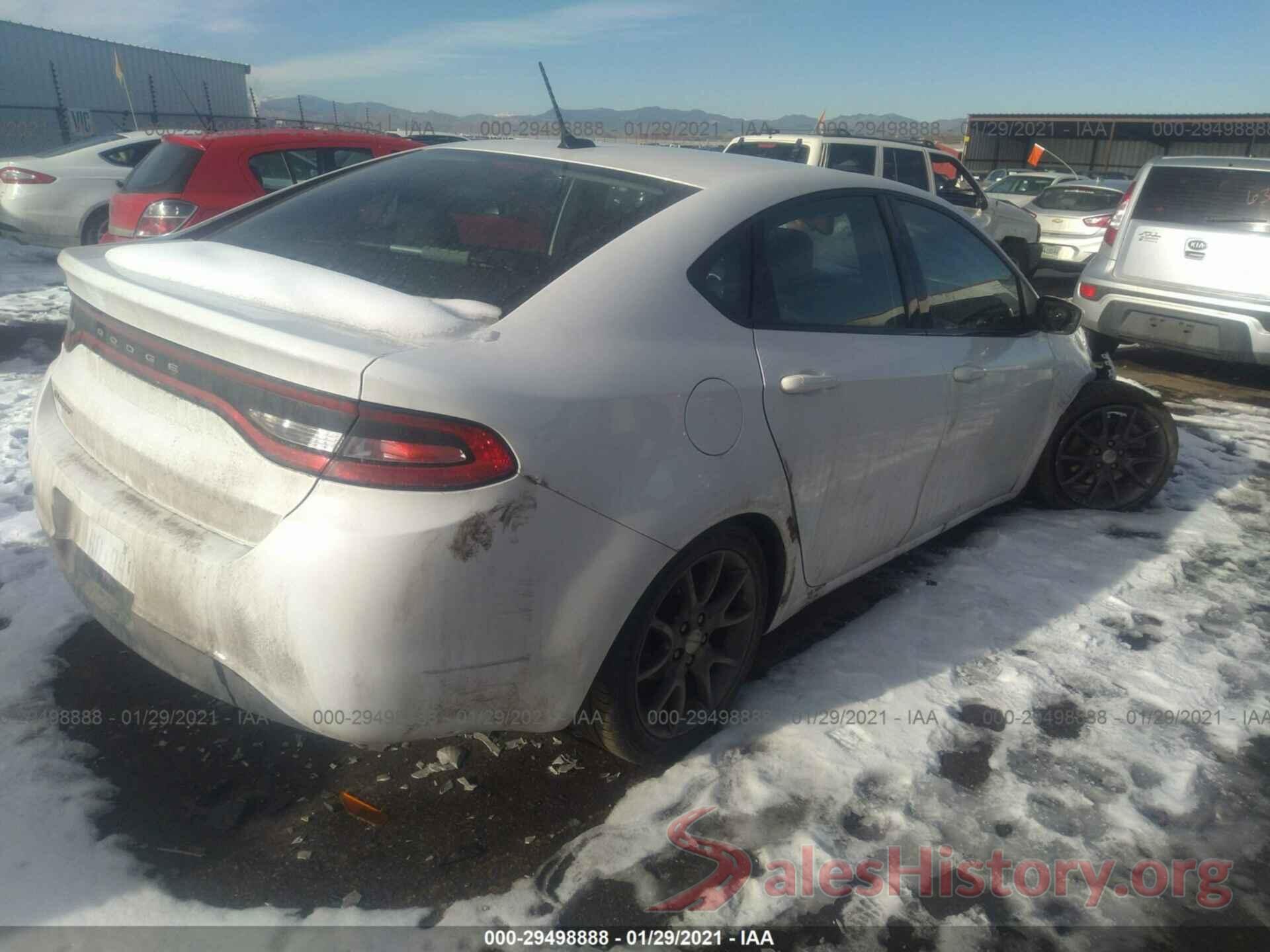 1C3CDFAA9GD540711 2016 DODGE DART