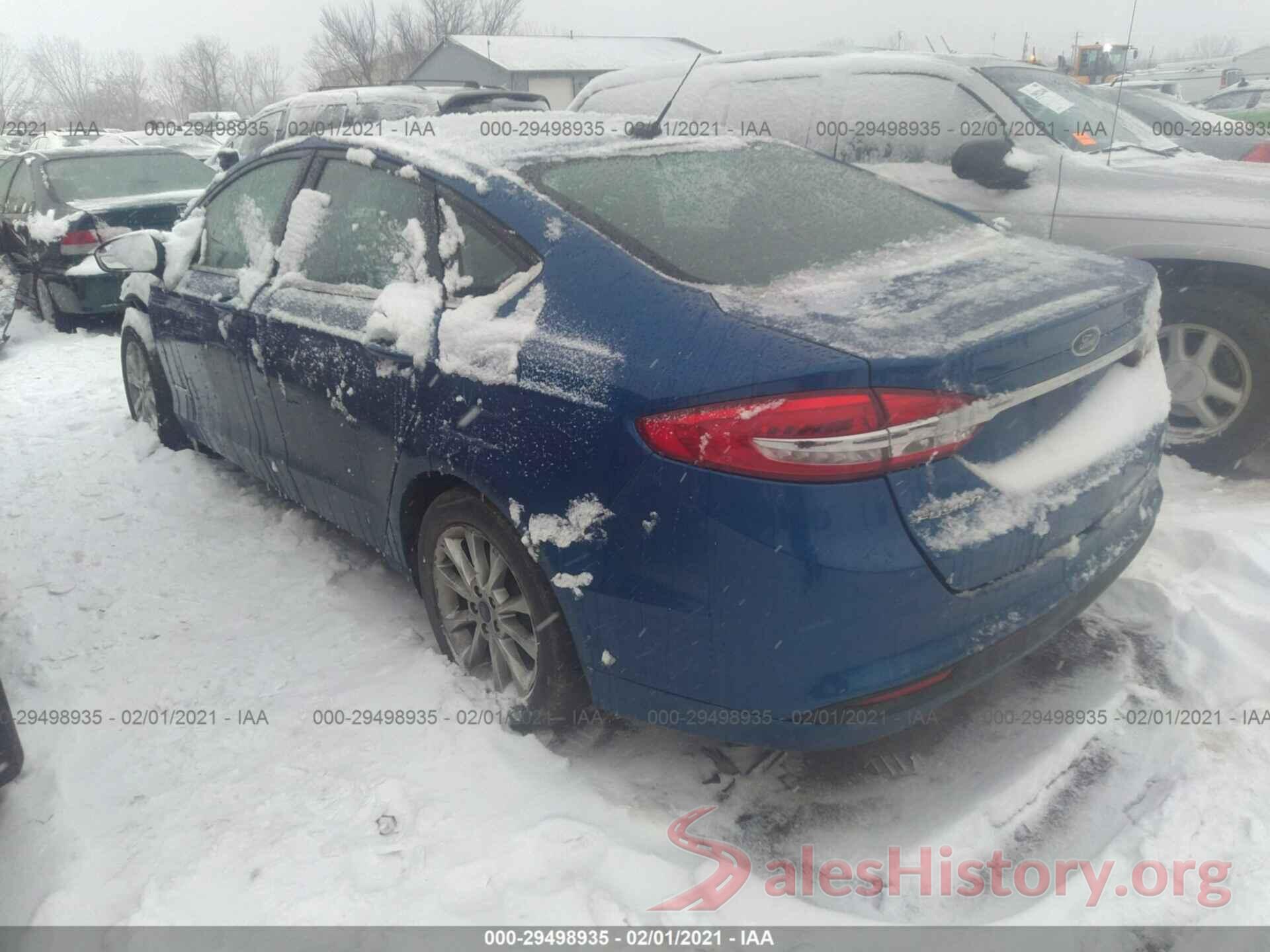 3FA6P0LU0HR381144 2017 FORD FUSION