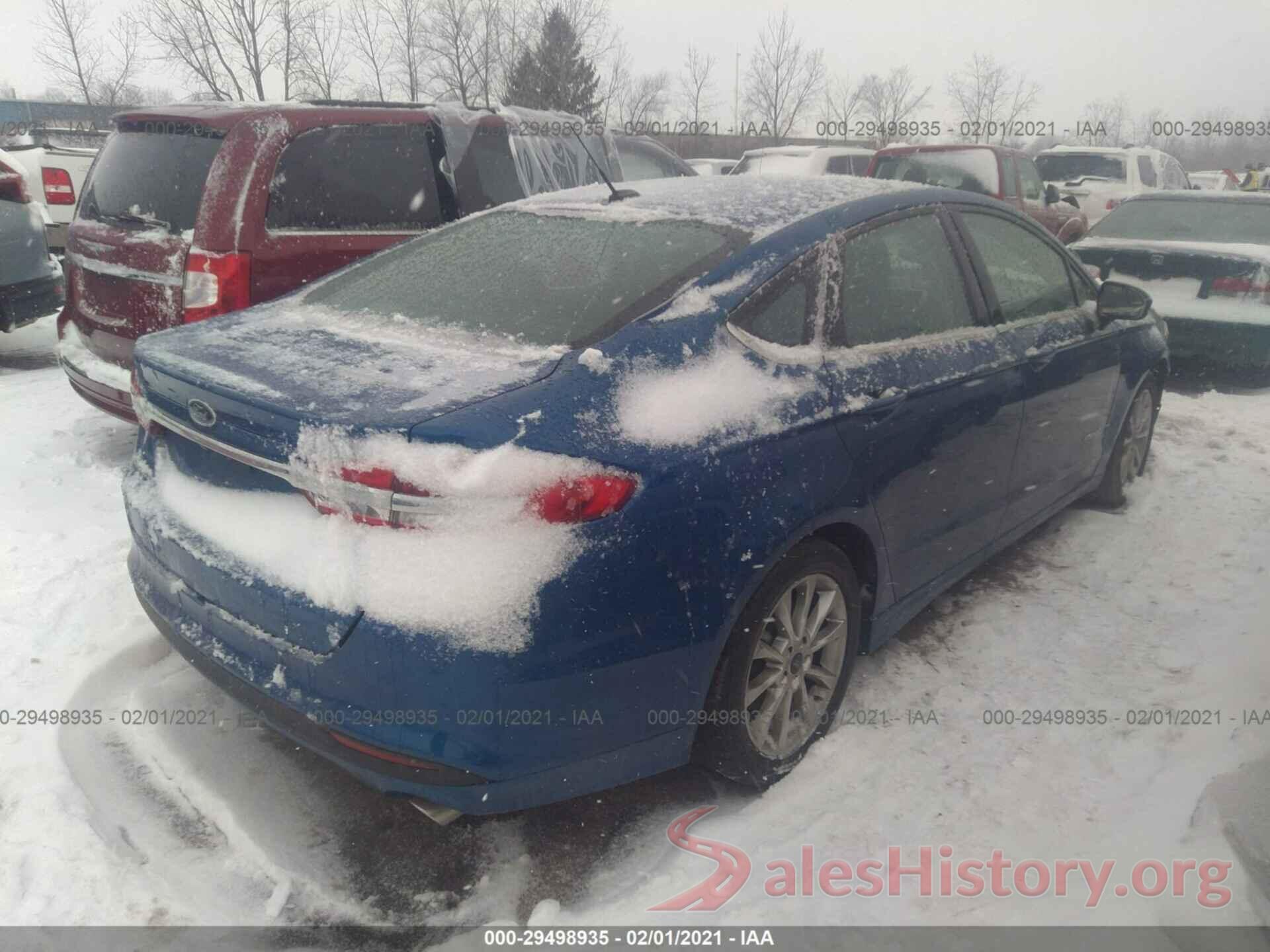 3FA6P0LU0HR381144 2017 FORD FUSION