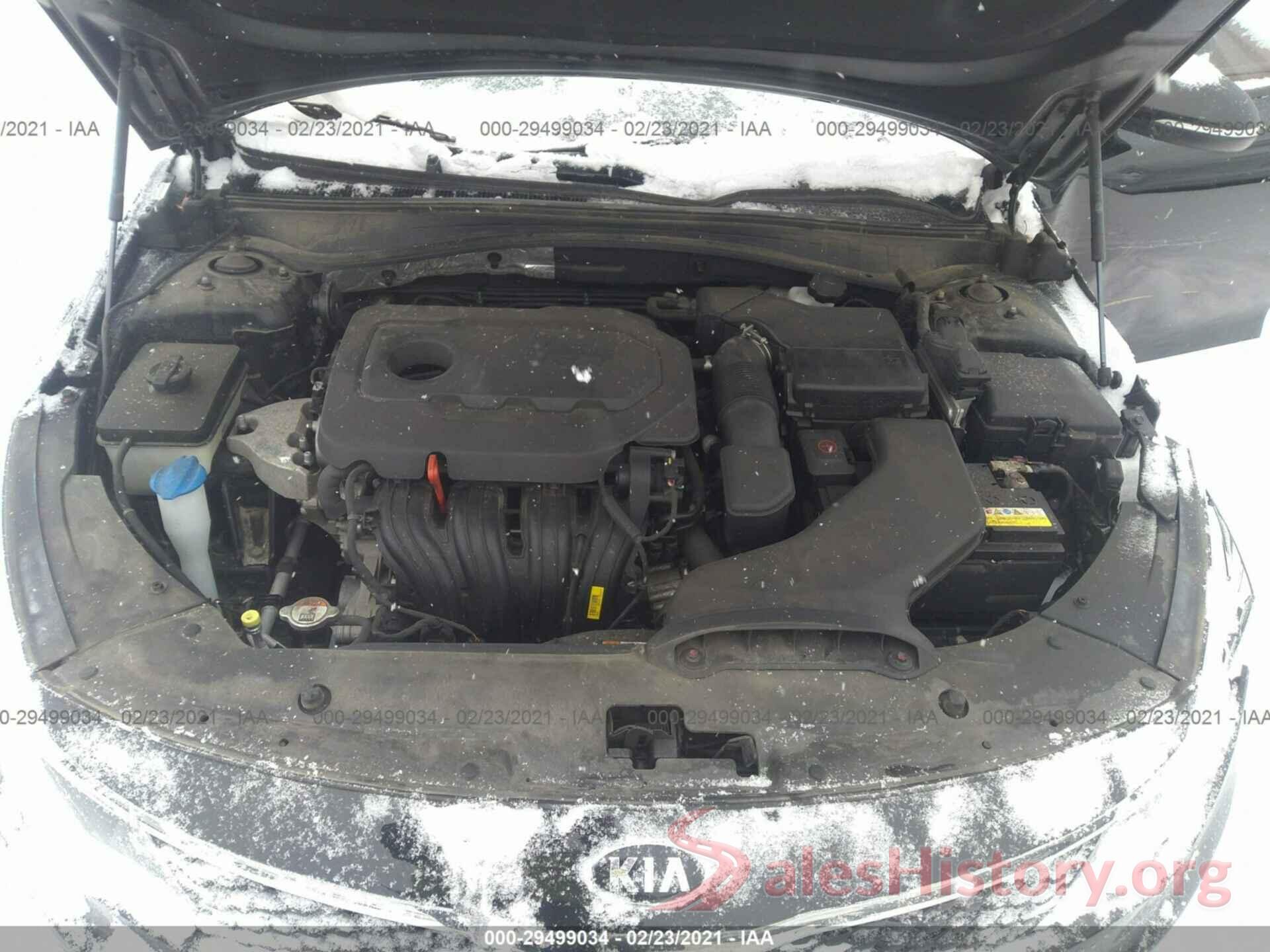 5XXGT4L33GG043937 2016 KIA OPTIMA