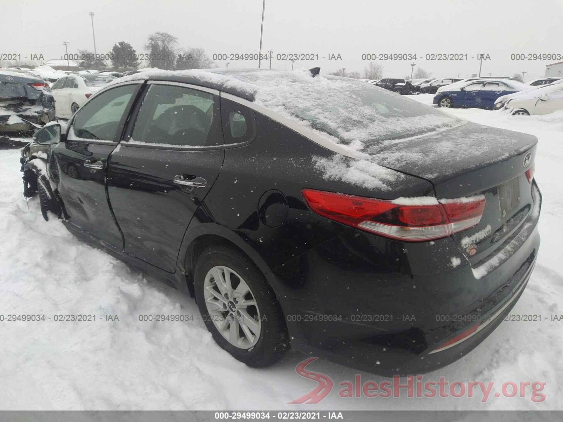 5XXGT4L33GG043937 2016 KIA OPTIMA