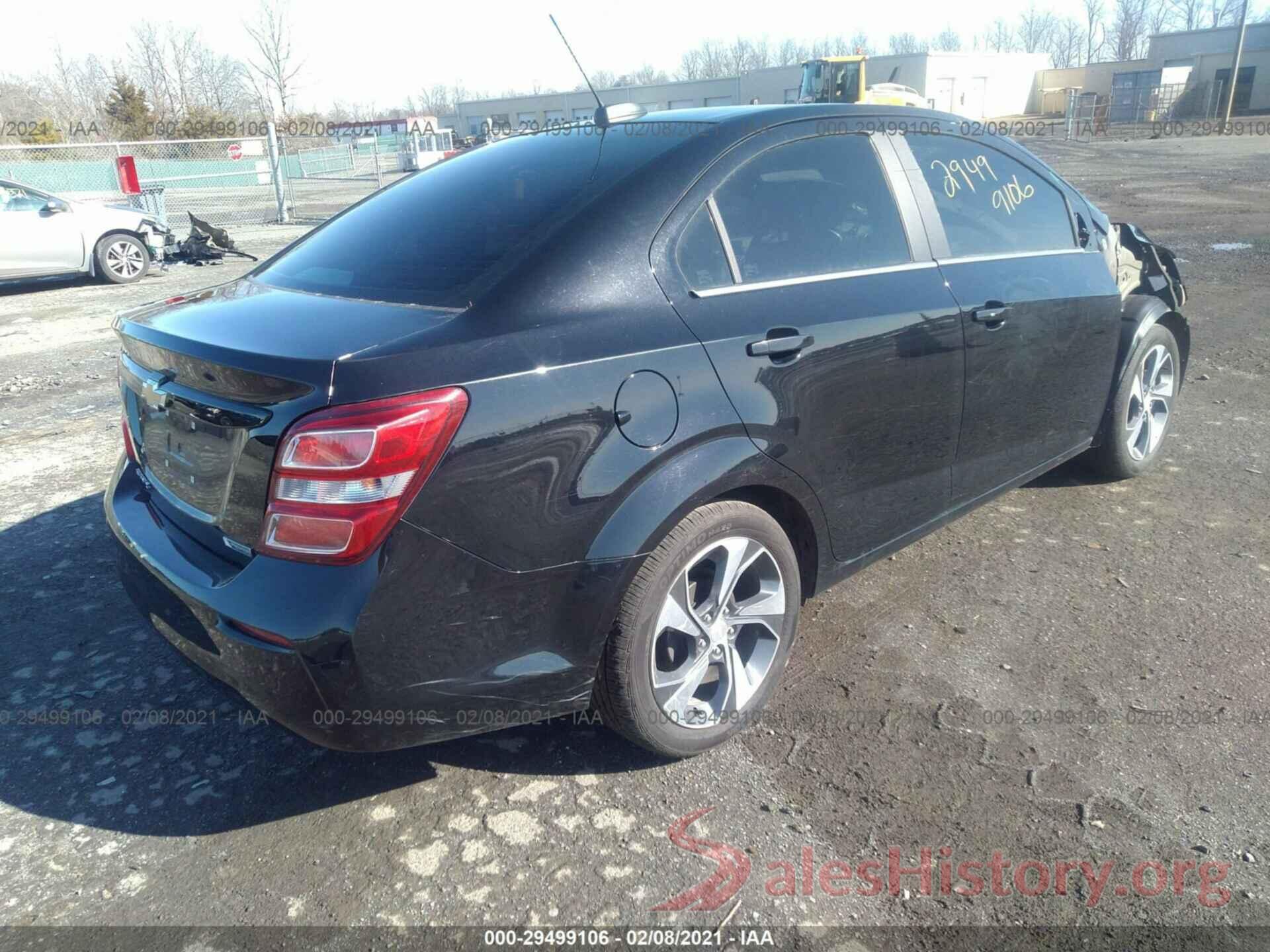 1G1JF5SB4K4126493 2019 CHEVROLET SONIC