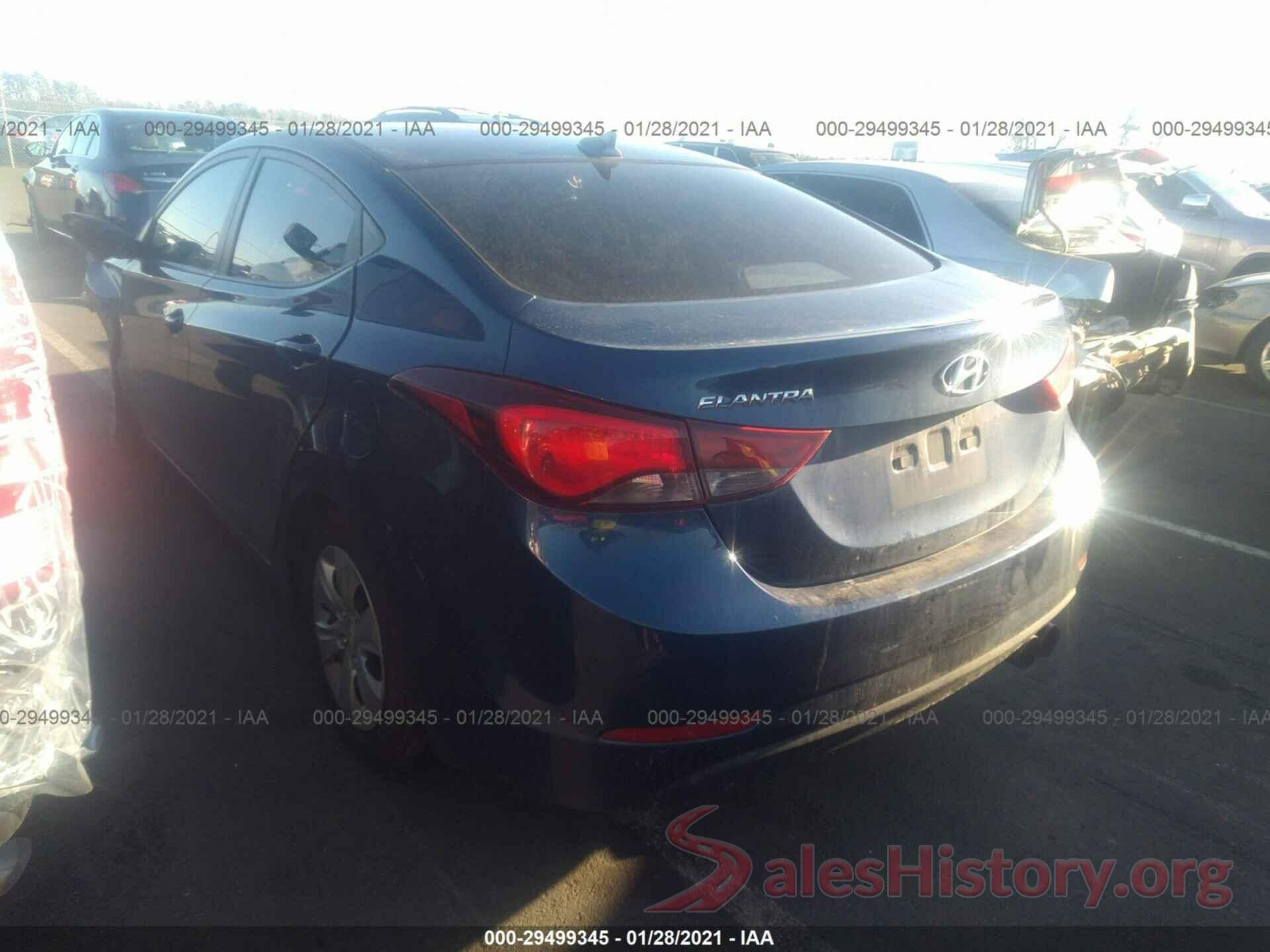 5NPDH4AEXGH726571 2016 HYUNDAI ELANTRA