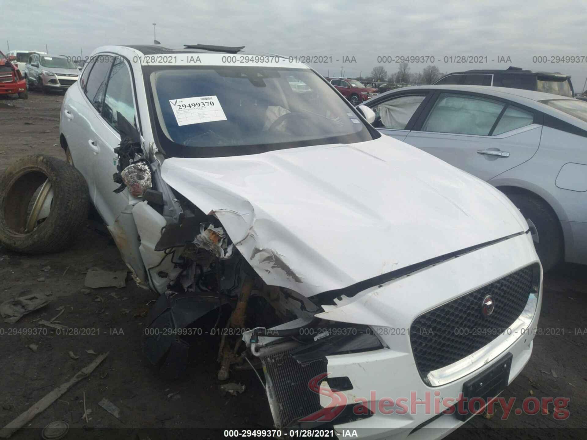 SADCK2GXXLA641021 2020 JAGUAR F-PACE