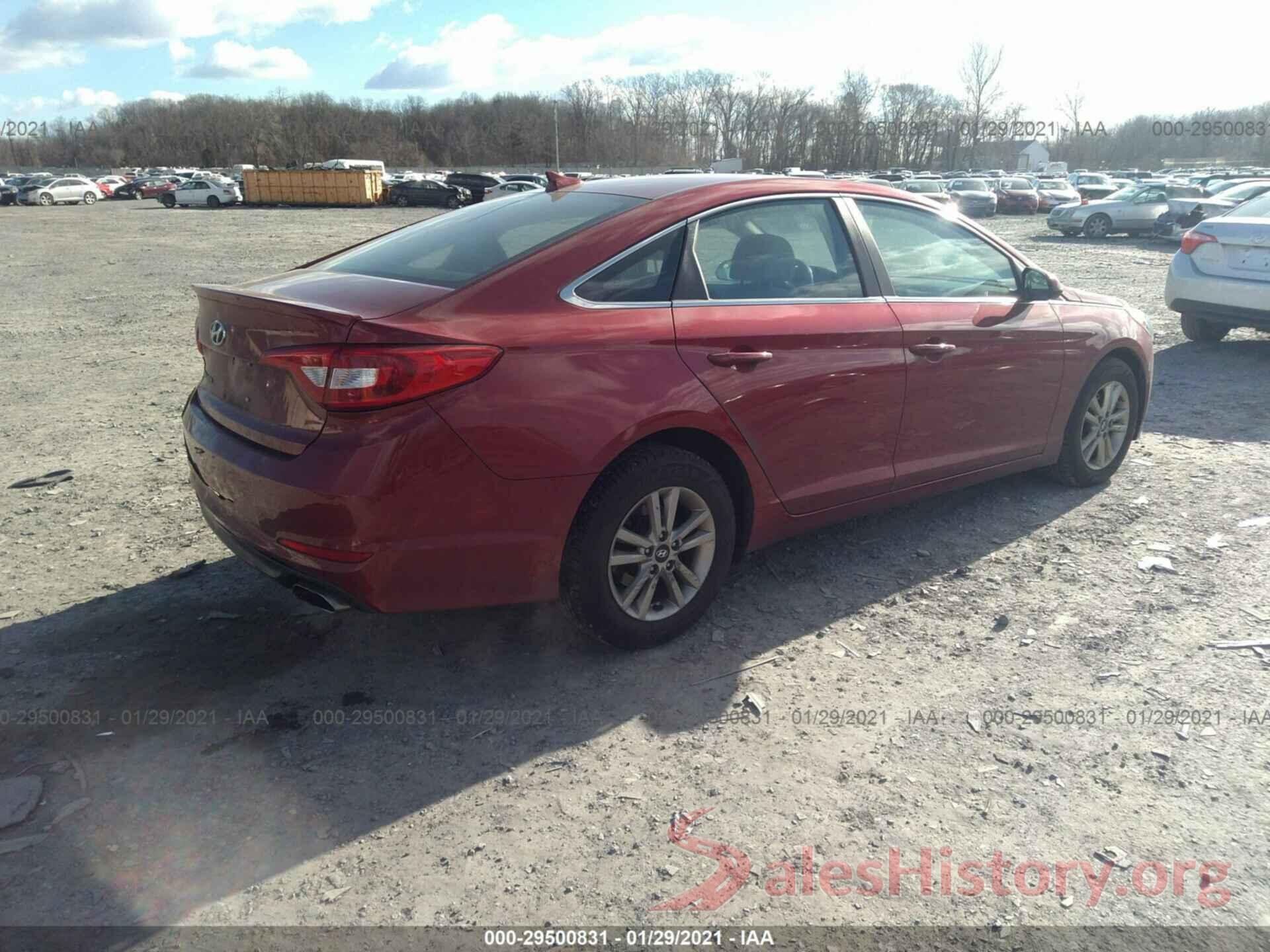 5NPE24AF4GH394898 2016 HYUNDAI SONATA