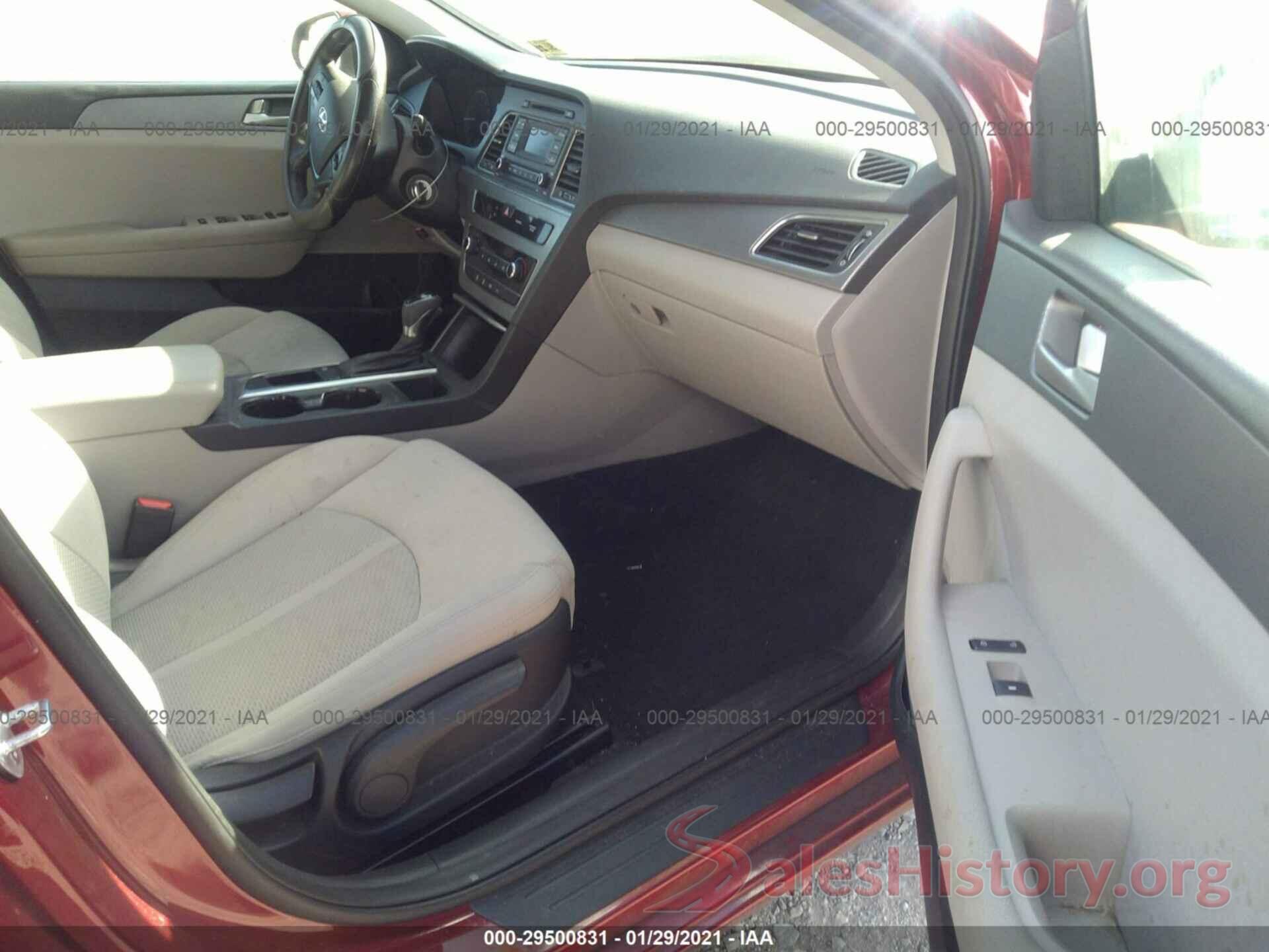 5NPE24AF4GH394898 2016 HYUNDAI SONATA