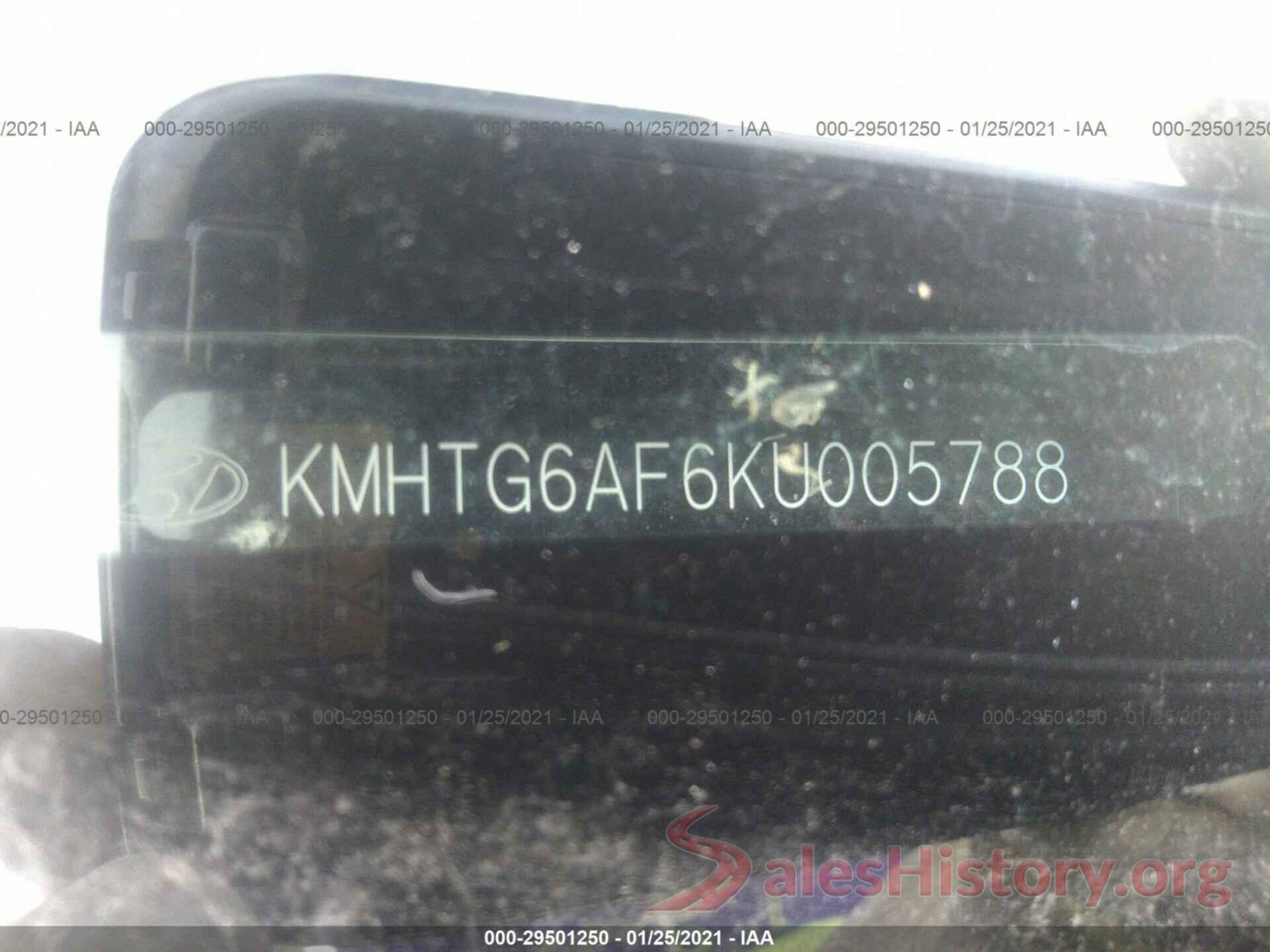 KMHTG6AF6KU005788 2019 HYUNDAI VELOSTER