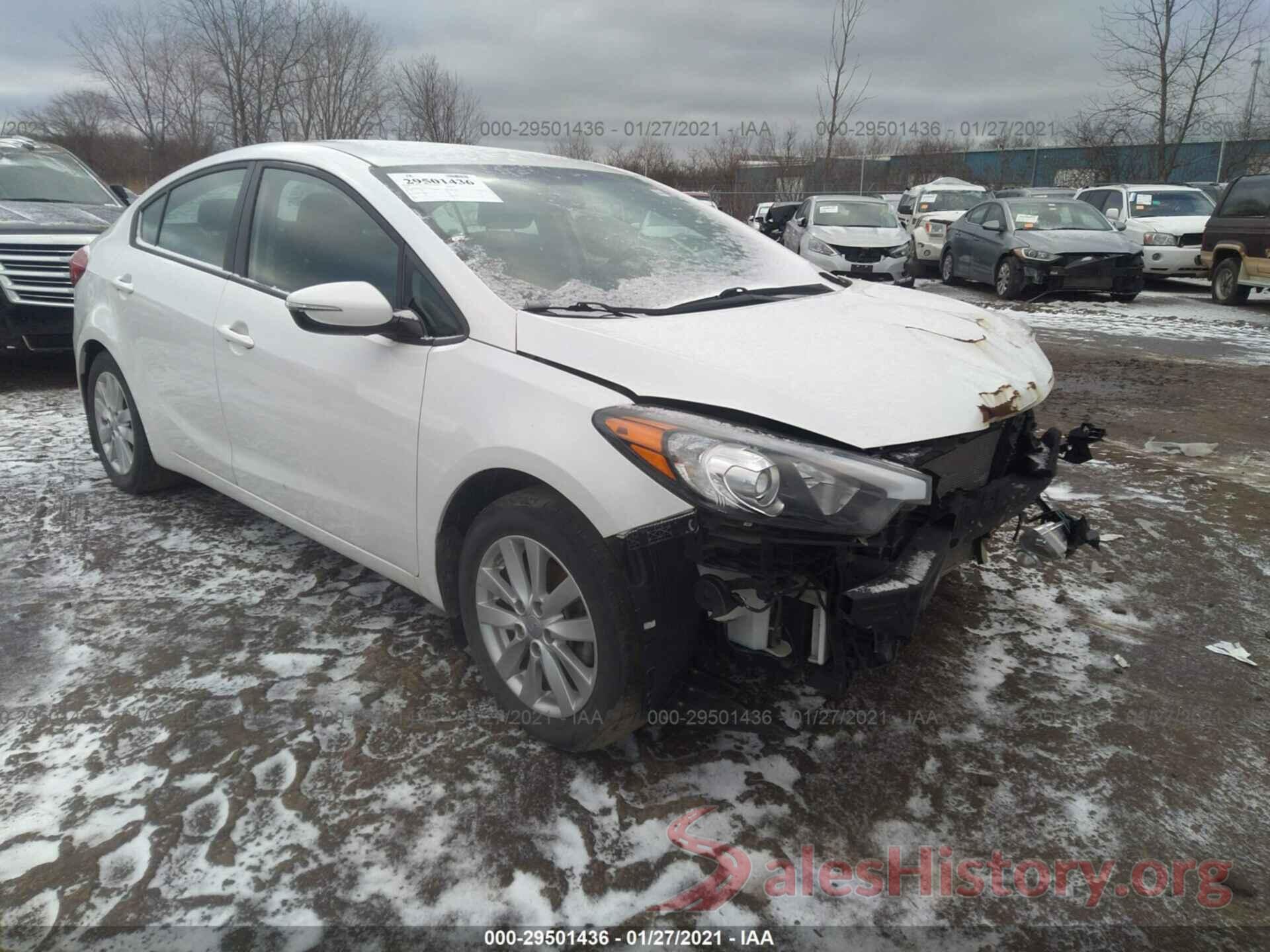 KNAFX4A61G5563861 2016 KIA FORTE