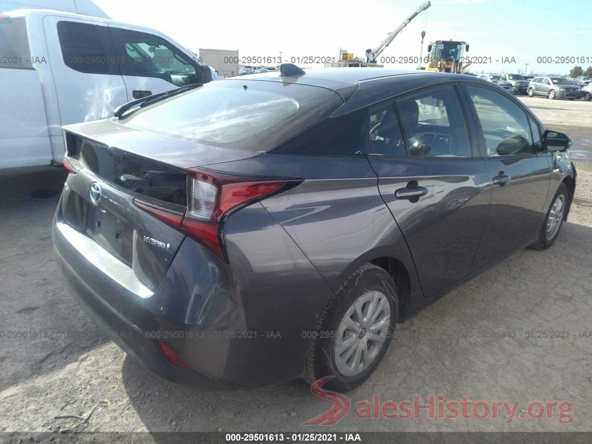 JTDKARFUXL3108777 2020 TOYOTA PRIUS