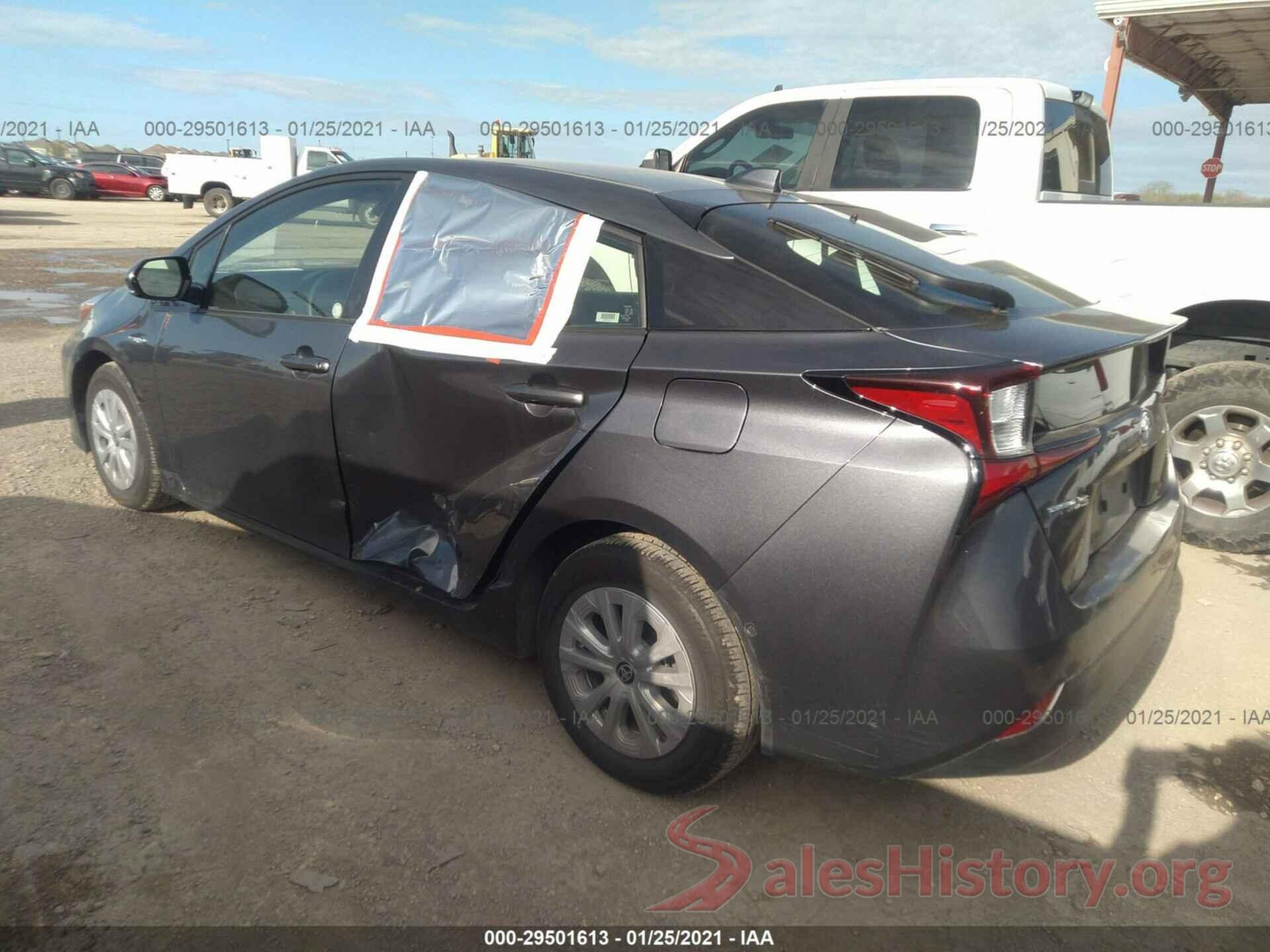 JTDKARFUXL3108777 2020 TOYOTA PRIUS