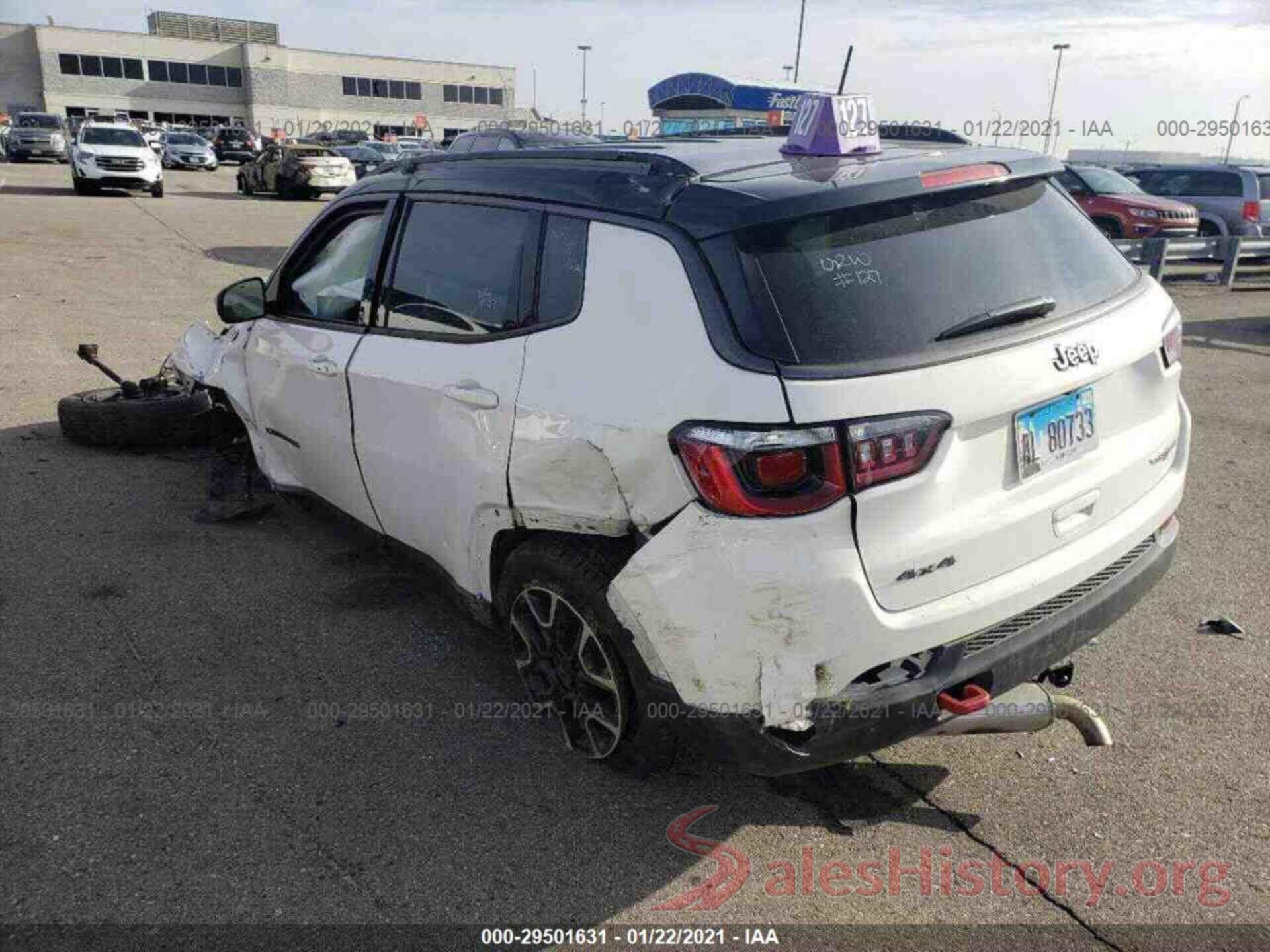 3C4NJDDB9LT202803 2020 JEEP COMPASS