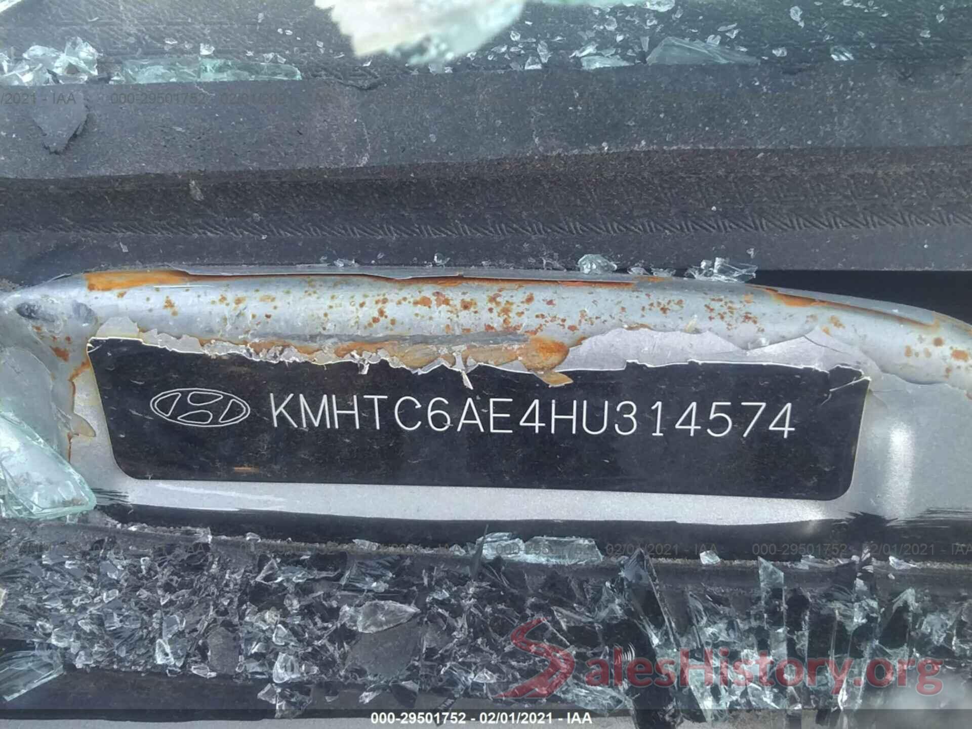 KMHTC6AE4HU314574 2017 HYUNDAI VELOSTER