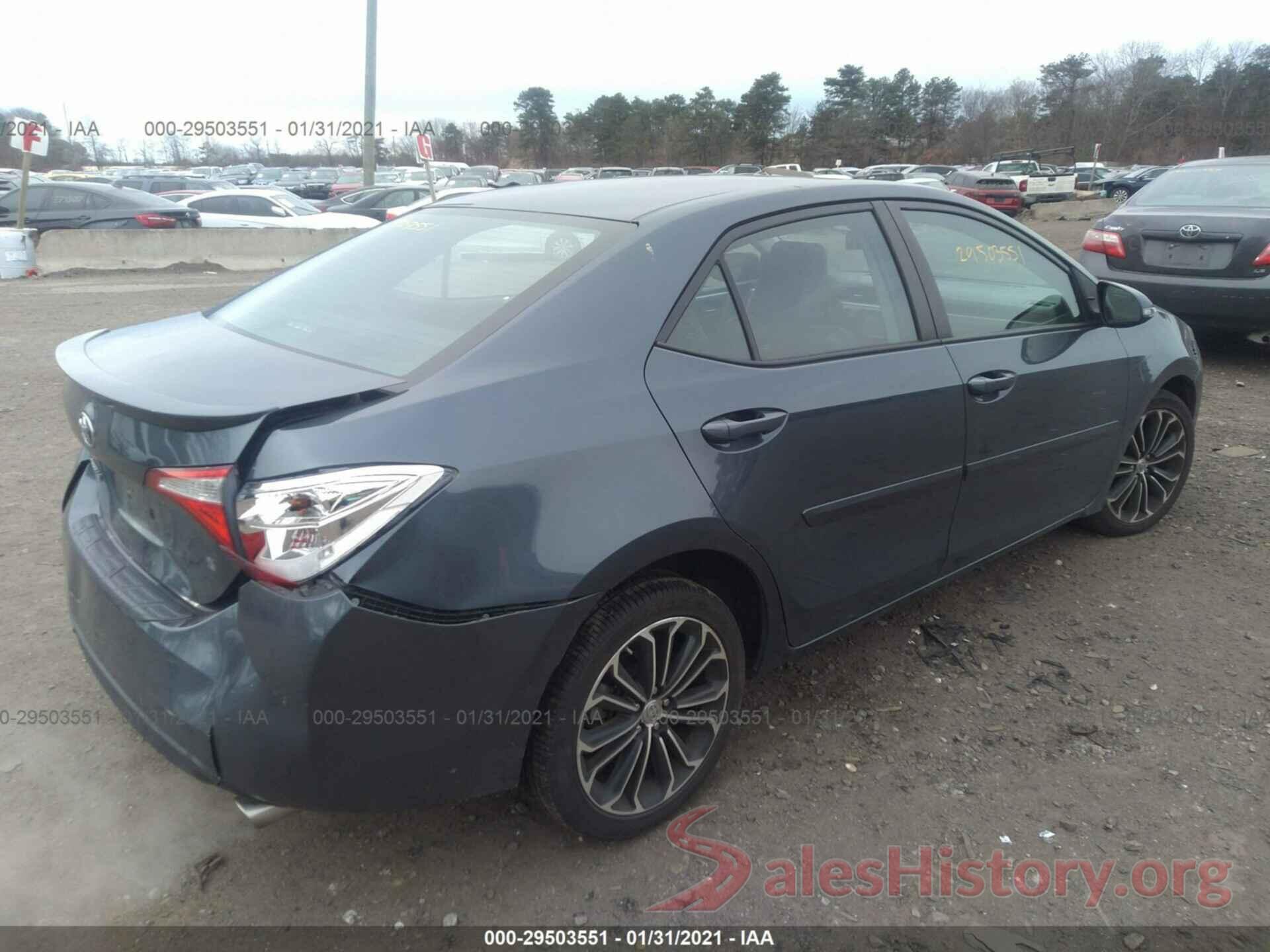 2T1BURHE4GC658034 2016 TOYOTA COROLLA