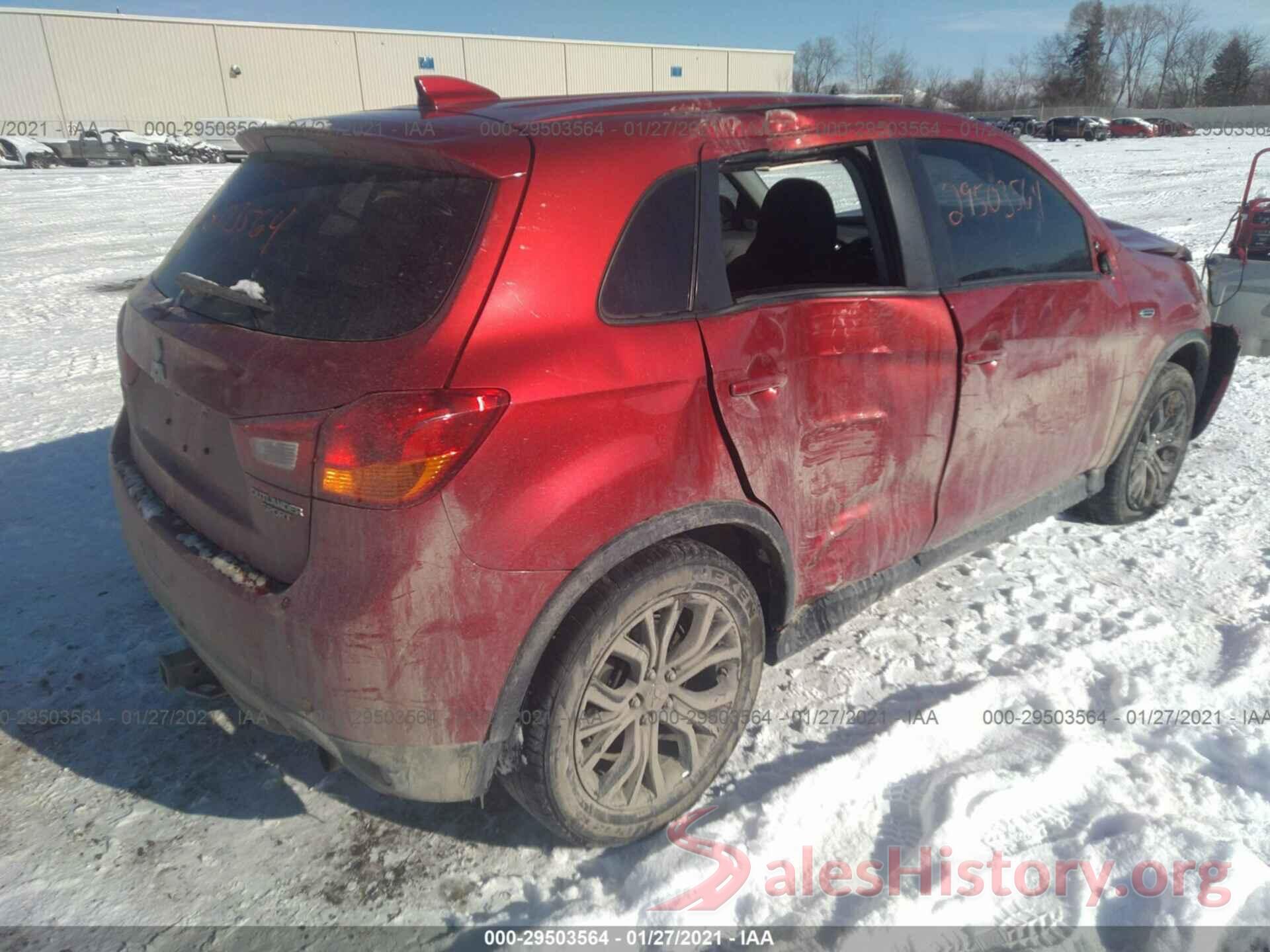 JA4AP3AU4HZ059637 2017 MITSUBISHI OUTLANDER SPORT